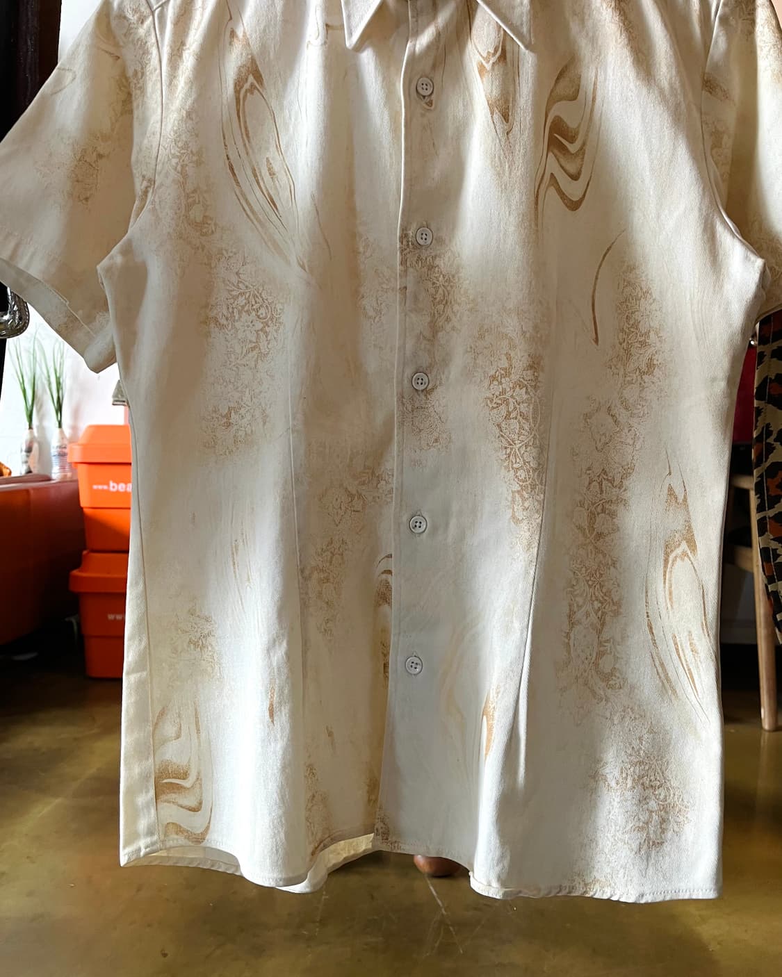 TORNADO MART Antique Pattern 1/2 Shirt 상품이미지6