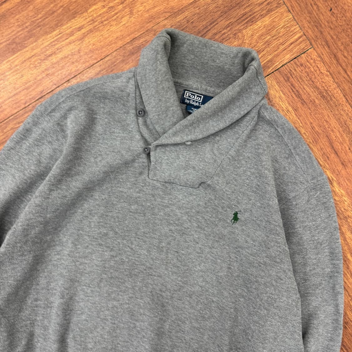 XL(105~110) 폴로 랄프로렌 그레이 숄카라 맨투맨  상품이미지2