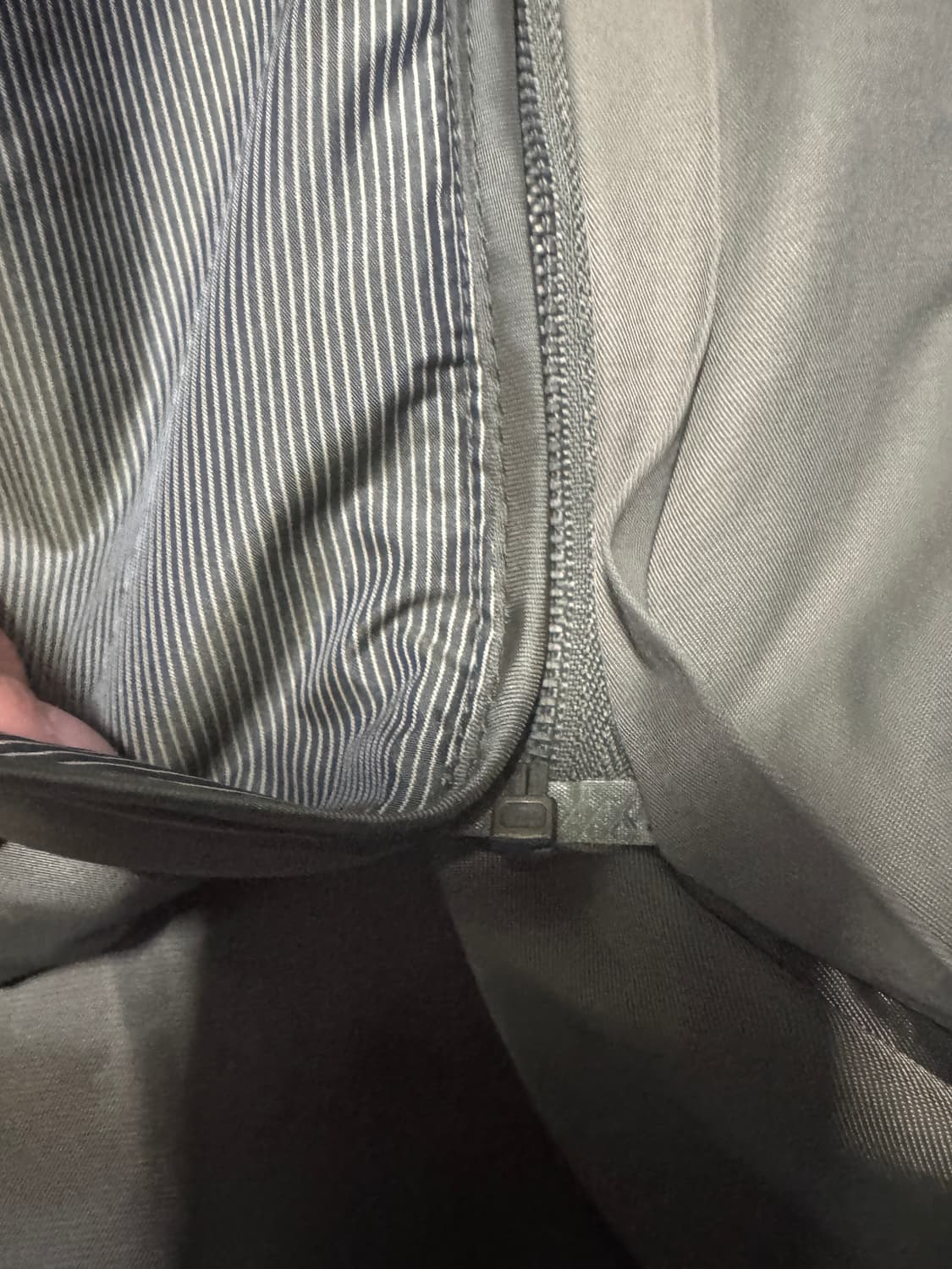 갤럭시 베이지 내피 하프 트렌치 자켓 XL 상품이미지6
