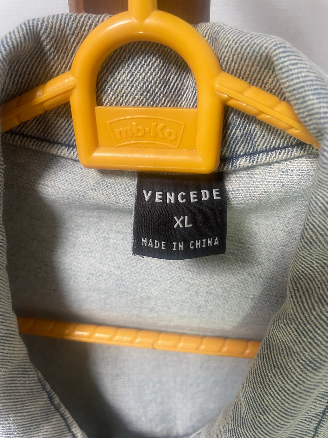 VENCEDE 빈센데 데님 자켓 XL 상품이미지7