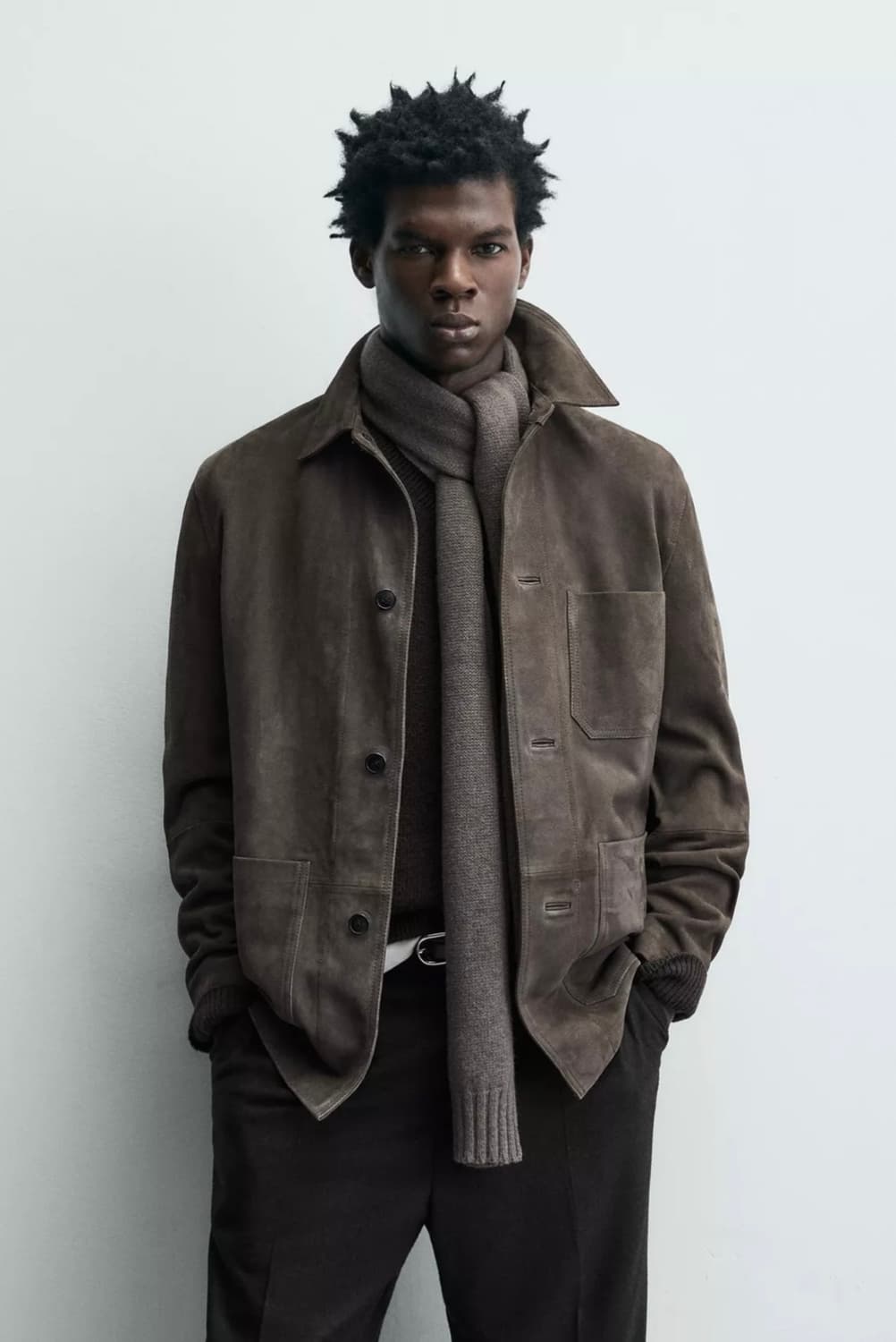 자라 스웨이드 가죽재킷 리미티드 에디션 상품이미지1