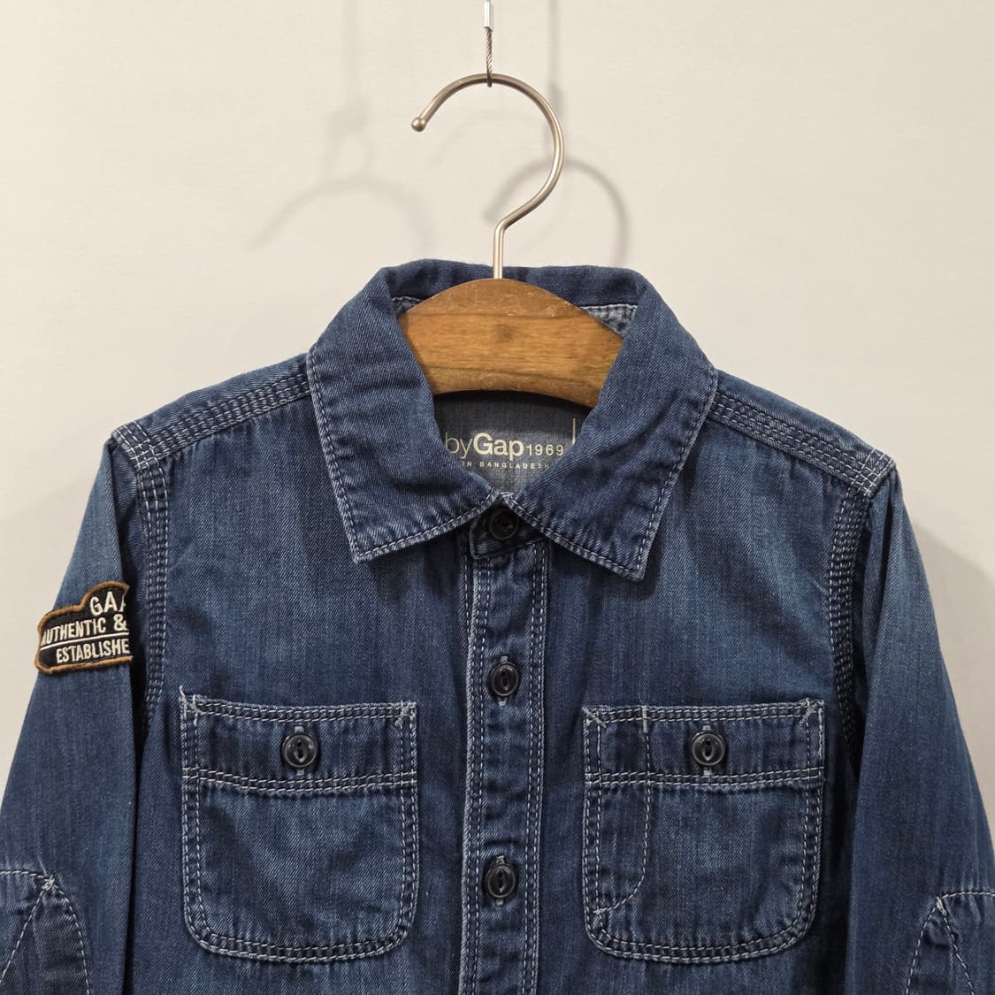 갭 베이비 데님셔츠 5Y  상품이미지2