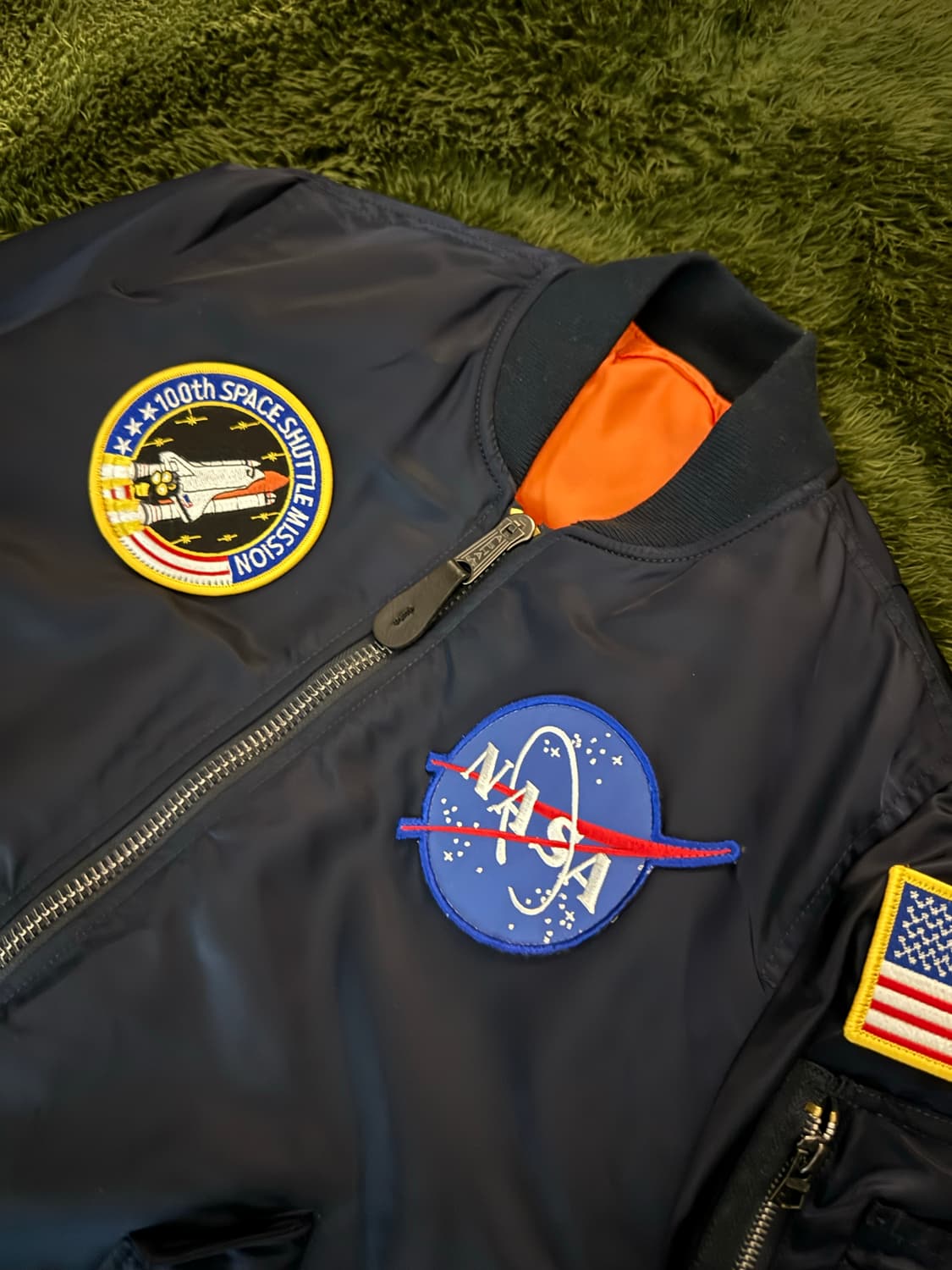 [XS] 알파인더스트리 NASA 리버시블 봄버 자켓 MA-1 상품이미지2