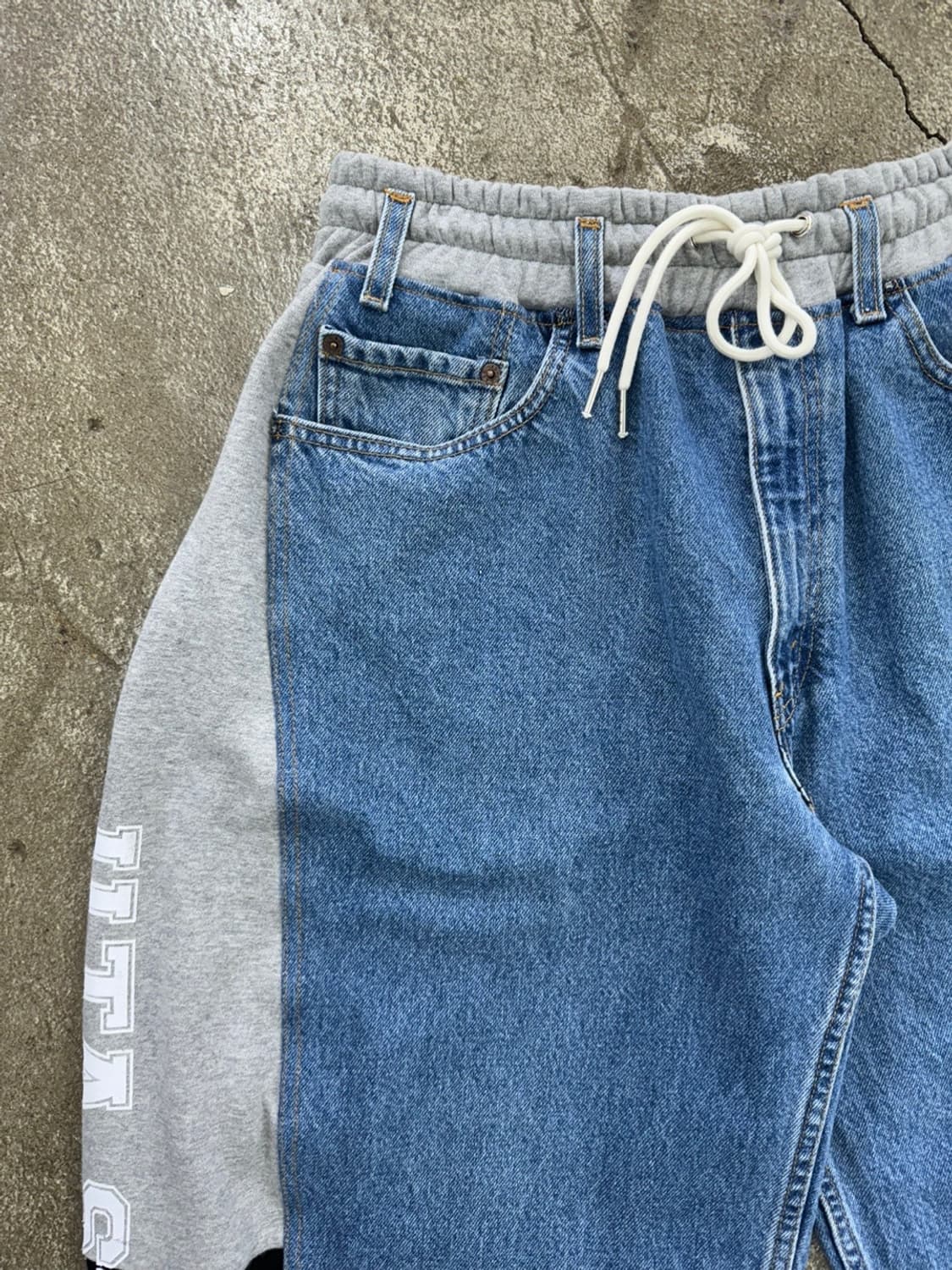 UTA OLD SCHOOL SWEAT DENIM 상품이미지2