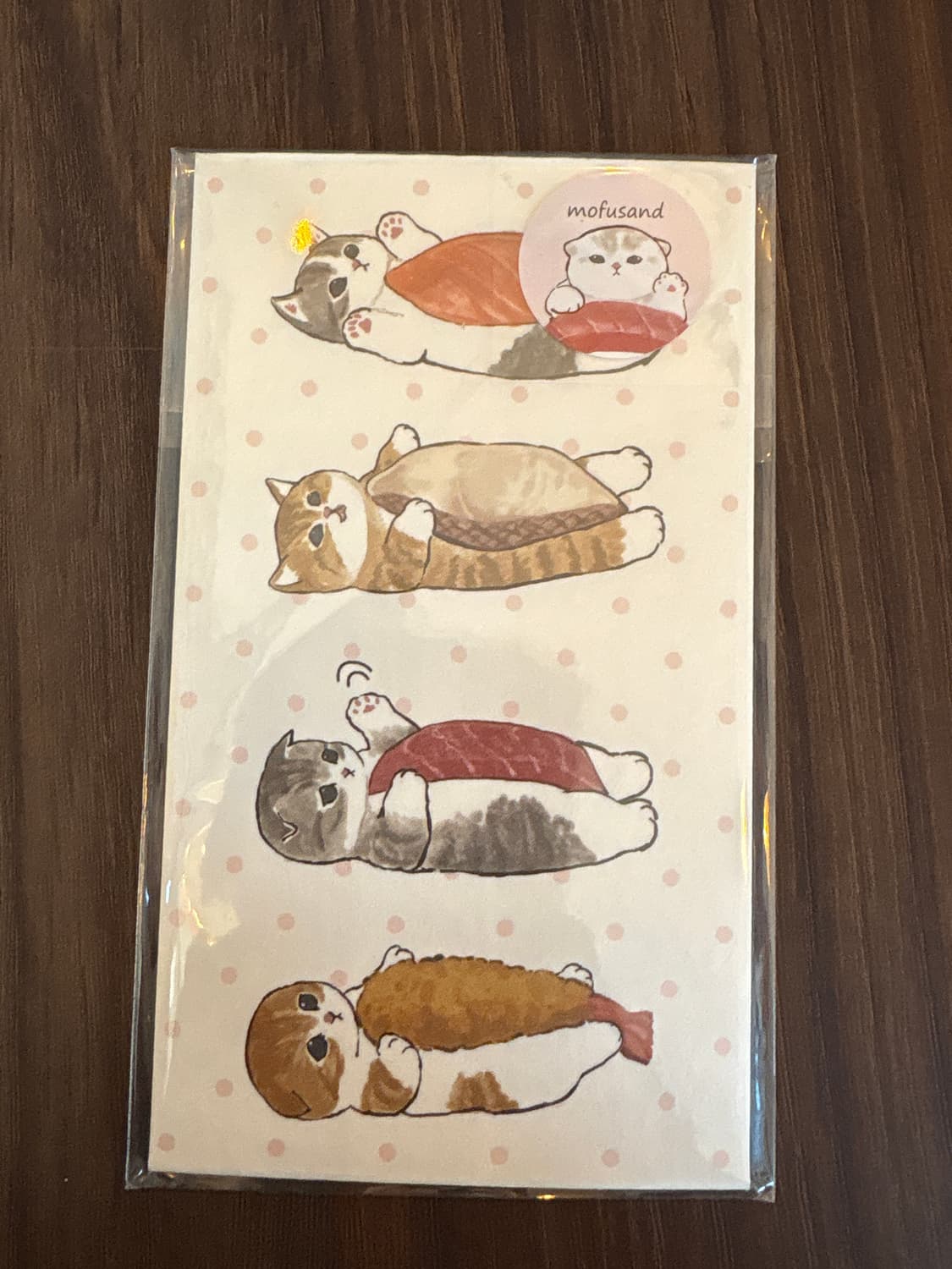 모프샌드 봉투 스티커 세트(스시) 상품이미지1