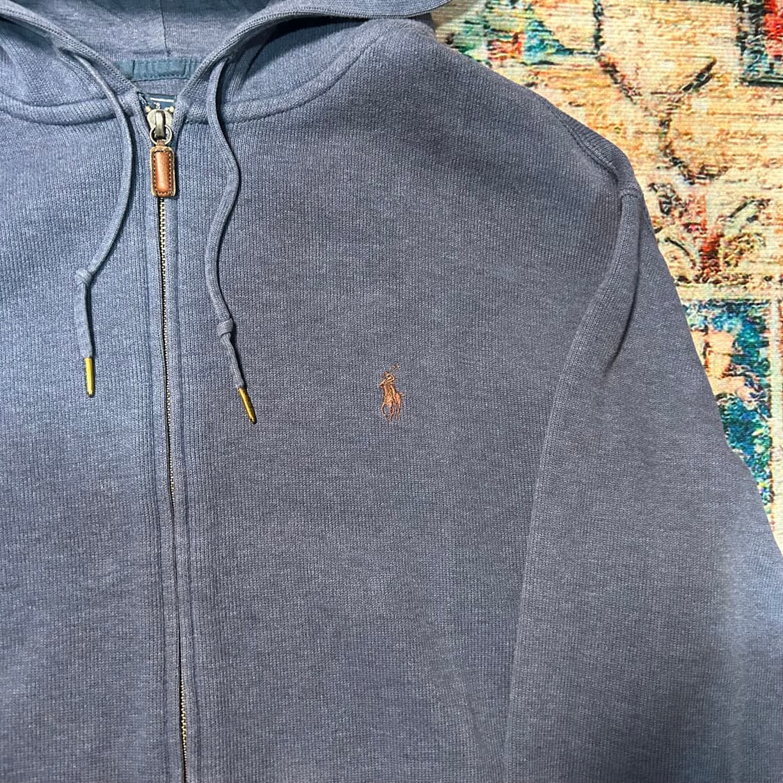 [XL] 폴로 랄프로렌 스몰 포니 크롭 후드 집업 상품이미지2