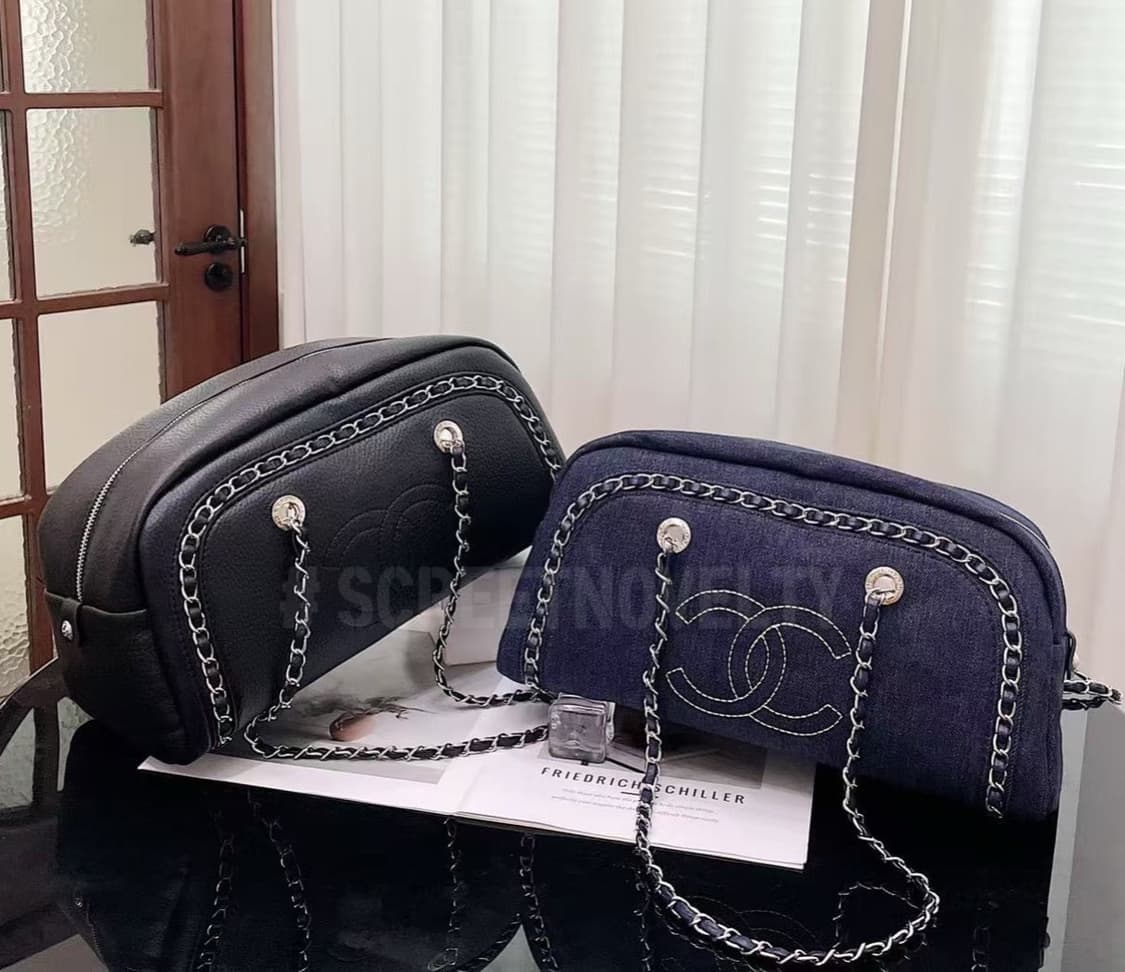 샤넬 빈티지 데님 보스턴 백 상품이미지3