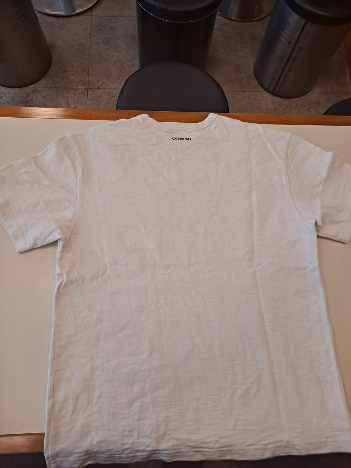 커버낫 웨일로고 슬럽 포켓반팔 에크루 L 상품이미지6