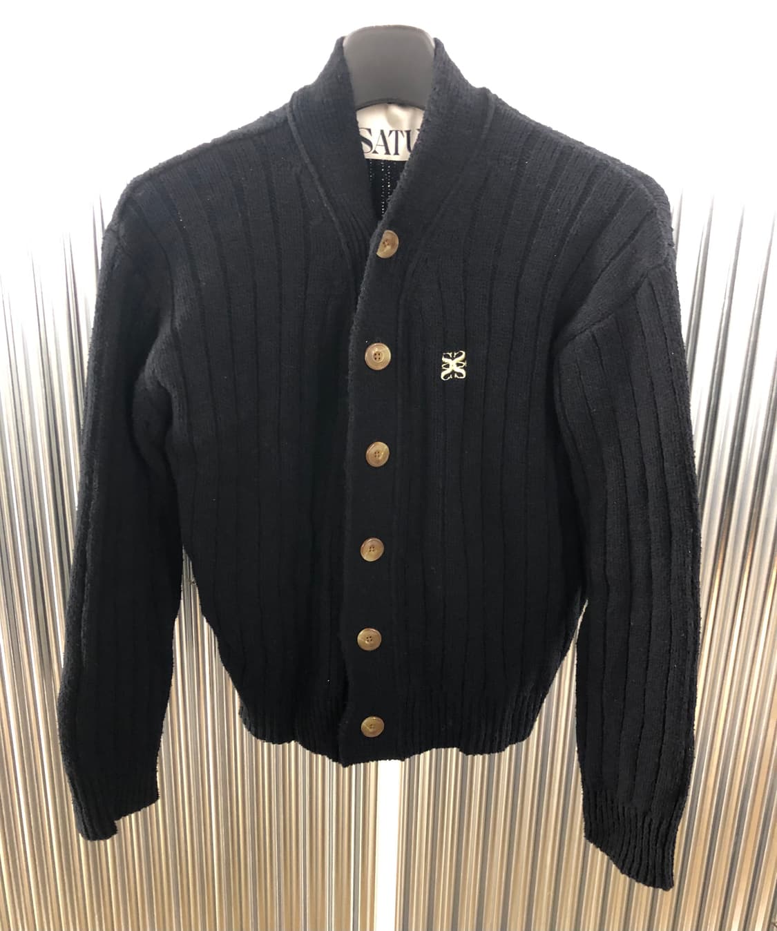 SATUR 블랙 가디건 상품이미지1