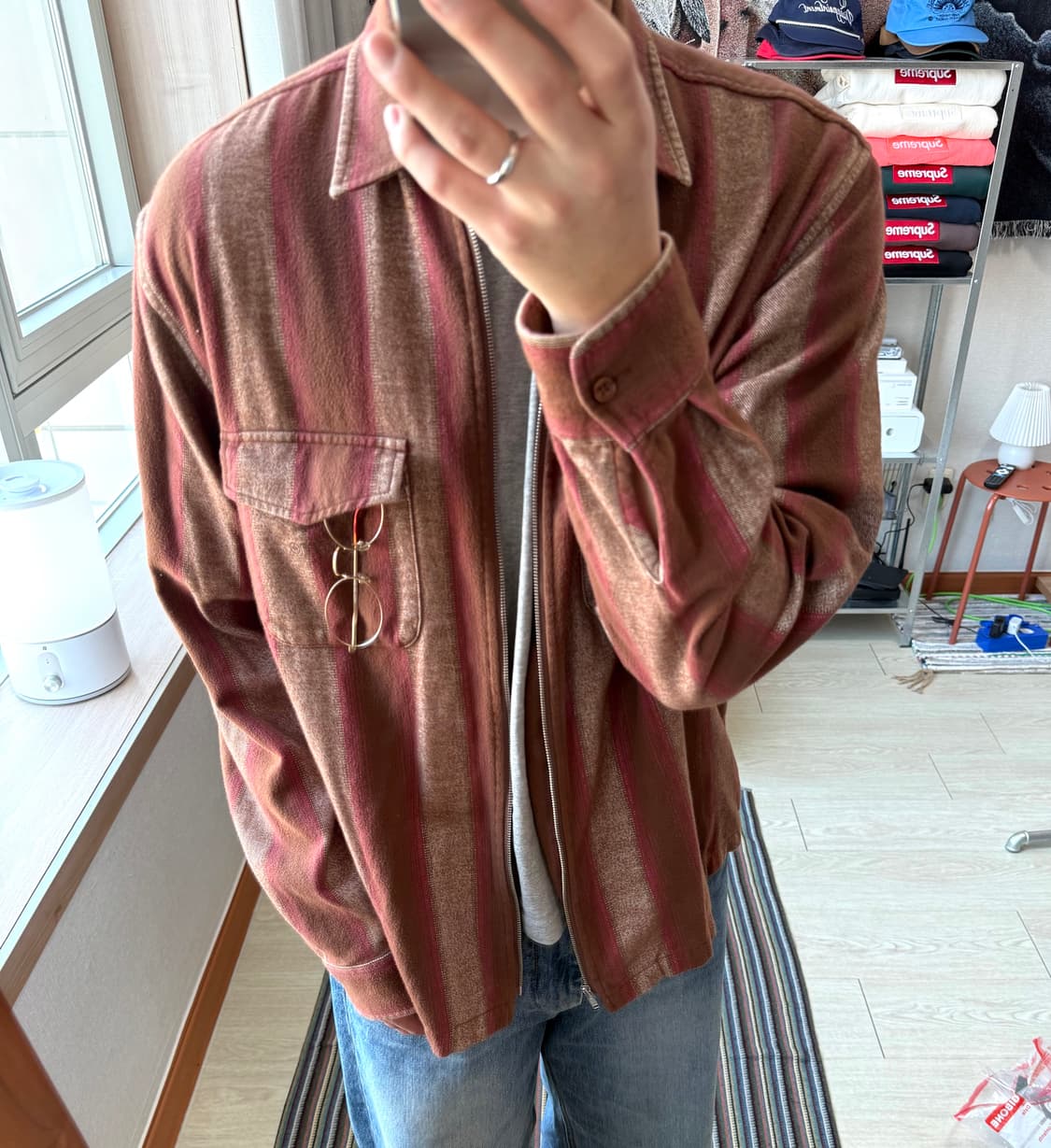 슈프림 플란넬 셔츠 자켓 상품이미지1