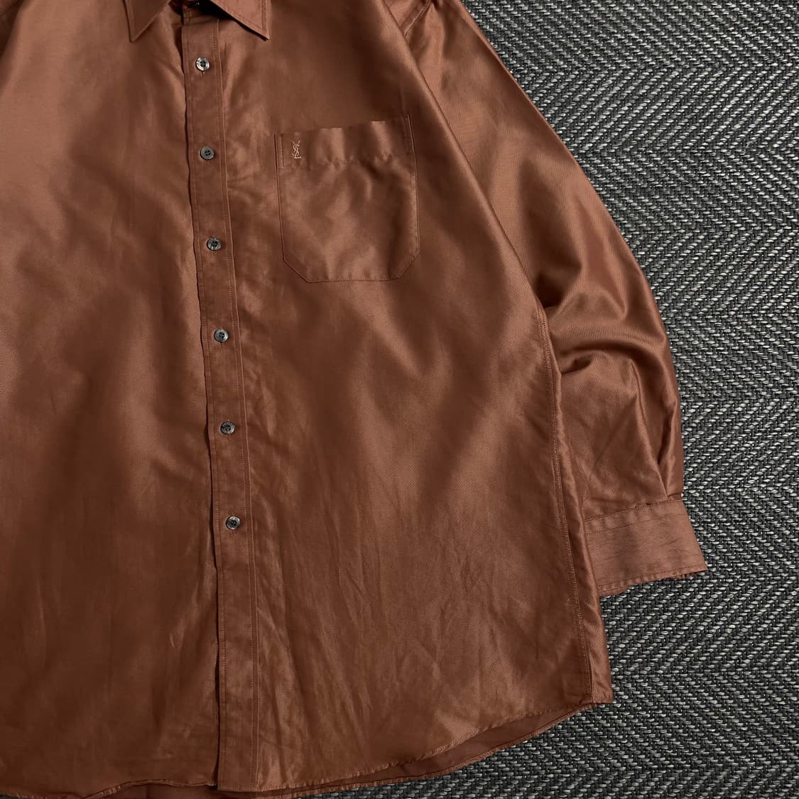 90s 입생로랑 아카이브 자수로고 셔츠y 3895 상품이미지3