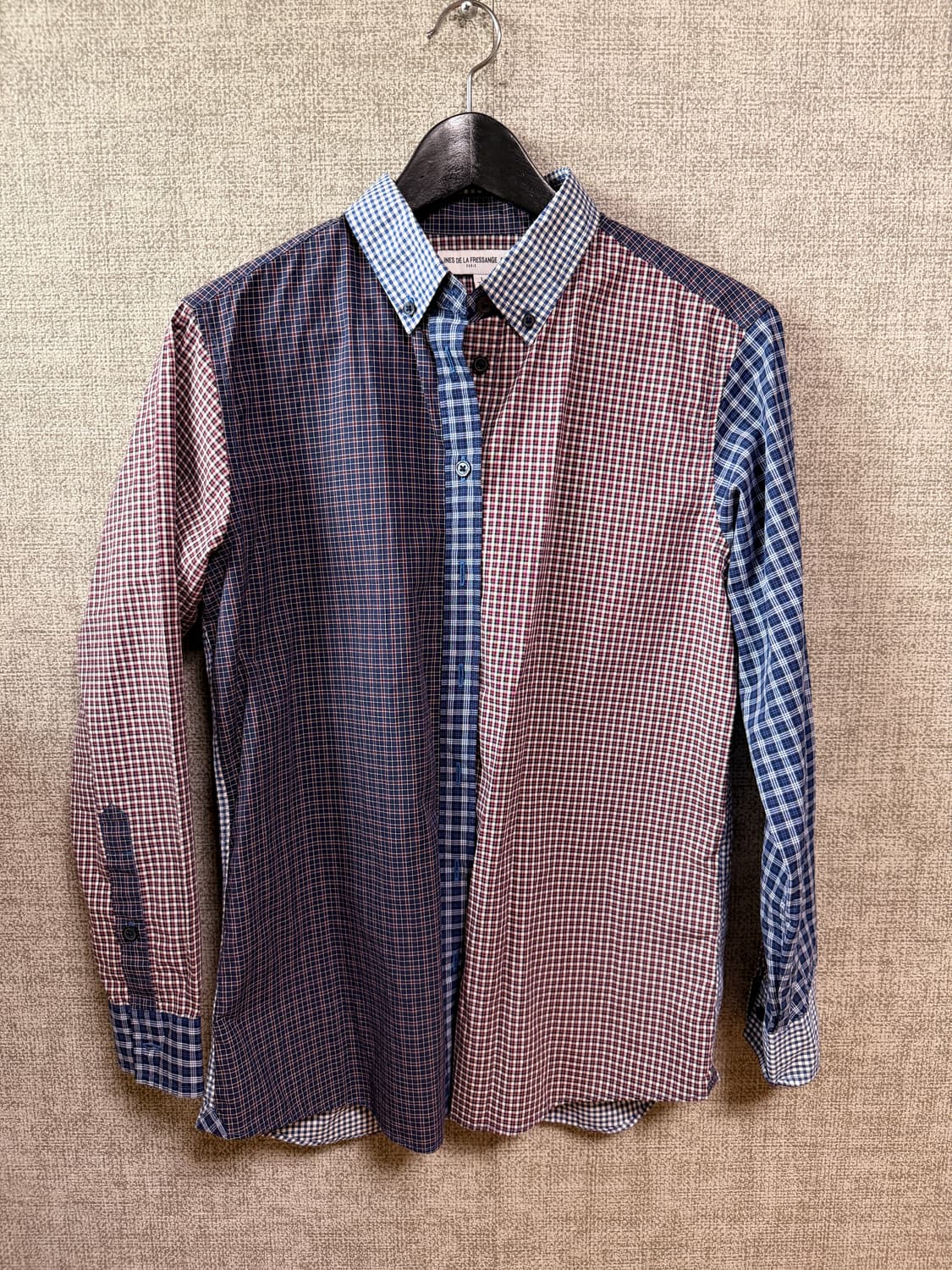 유니클로 x 이네스 드라 프레상쥬 체크 셔츠 상품이미지1