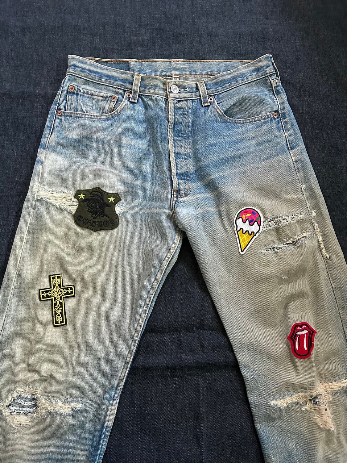 00s 리바이스 501xx 패치워크 Made in Mexico 상품이미지2