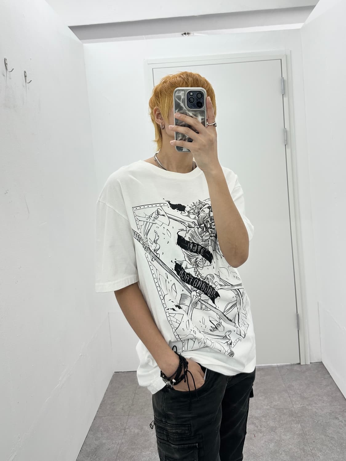 STIGMA skull printing T 상품이미지1