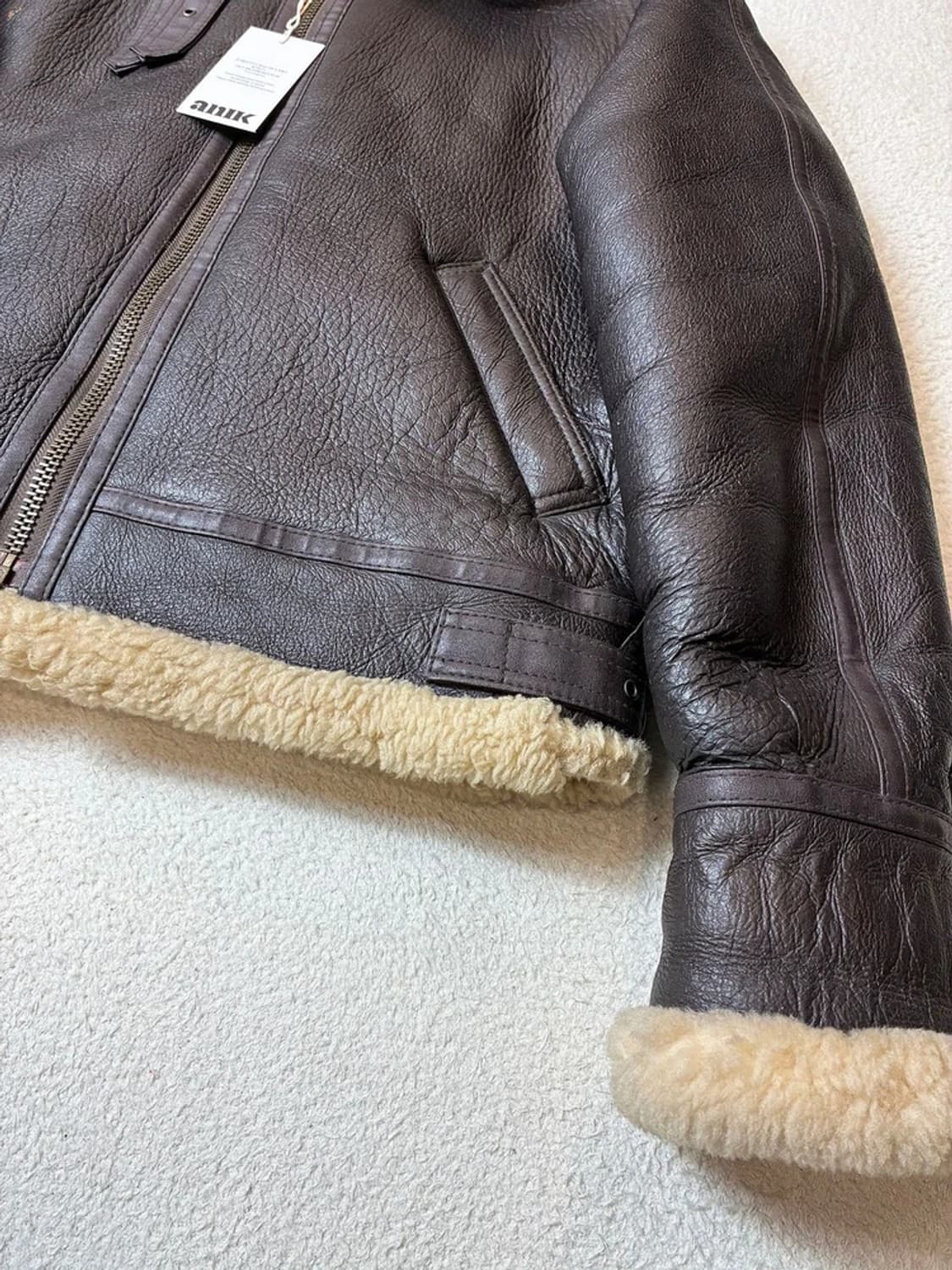 베스트클럽 90's B-3 램스킨 무스탕 자켓 PN6652    상품이미지6