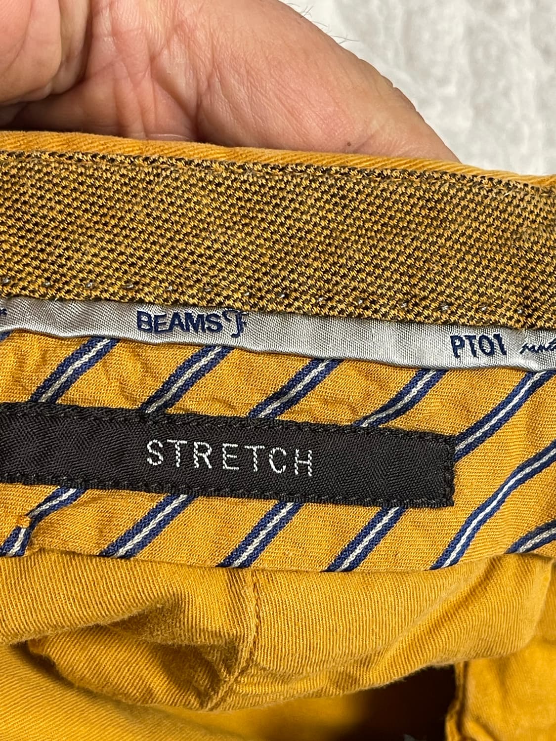 PT01 x BEAMS 콜라보 코튼 슬랙스 팬츠 48 상품이미지10