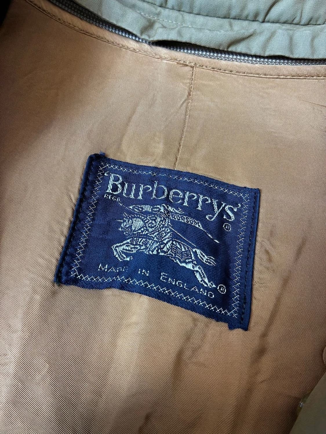 버버리 90's 재팬 벨티드 견장 롱 트렌치 코트 PN7566 상품이미지9