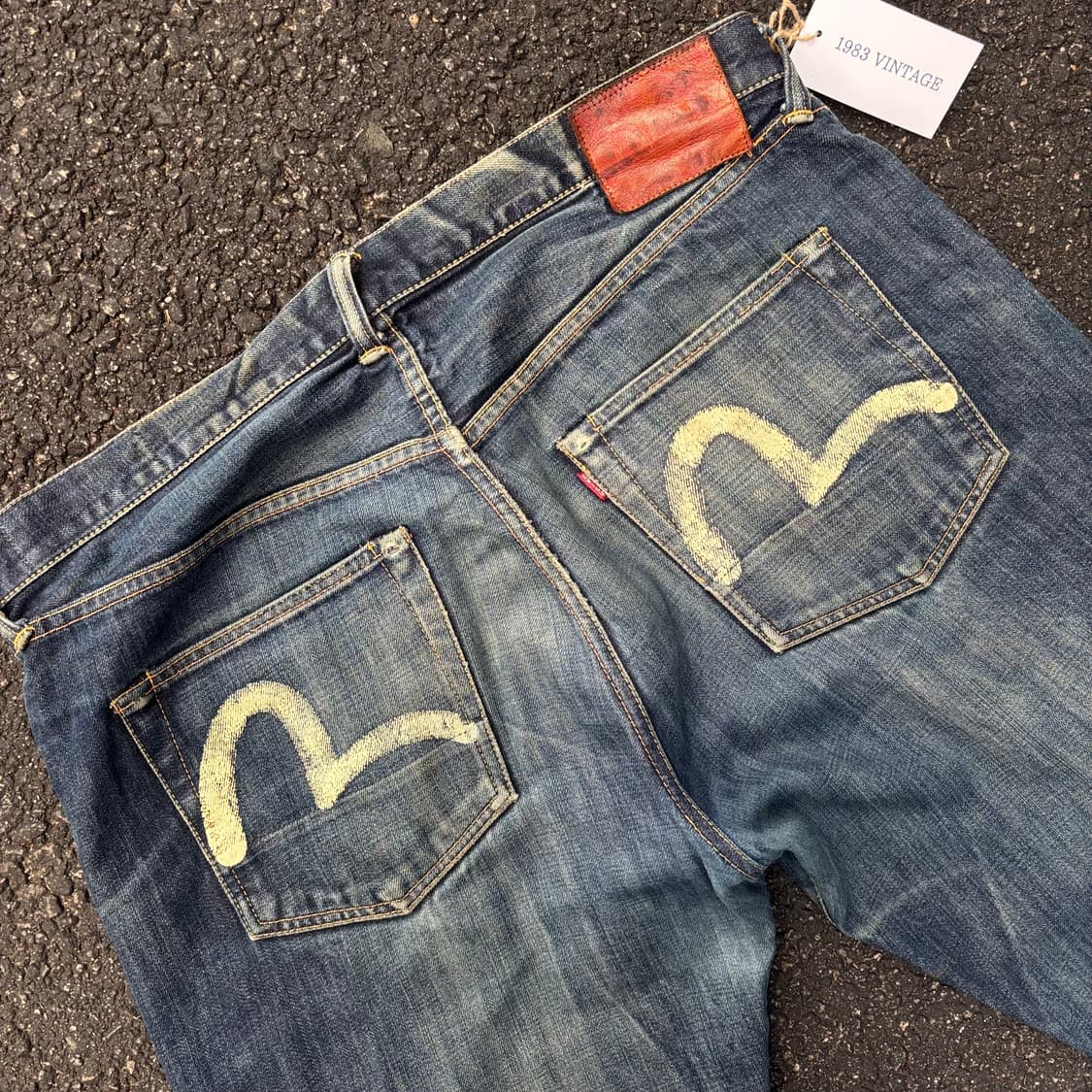 일본 에비수 셀비지 데님 팬츠 상품이미지9