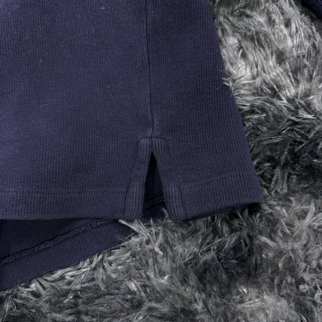 투티/0111 폴로 랄프로렌 네이비 하프 반집업 기모 플리스 니트 상품이미지5