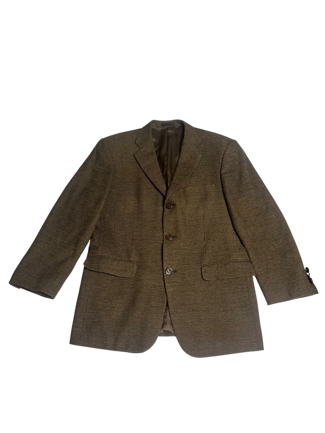 입생로랑 00s 브라운 트위드 클래식 블레이저 상품이미지1