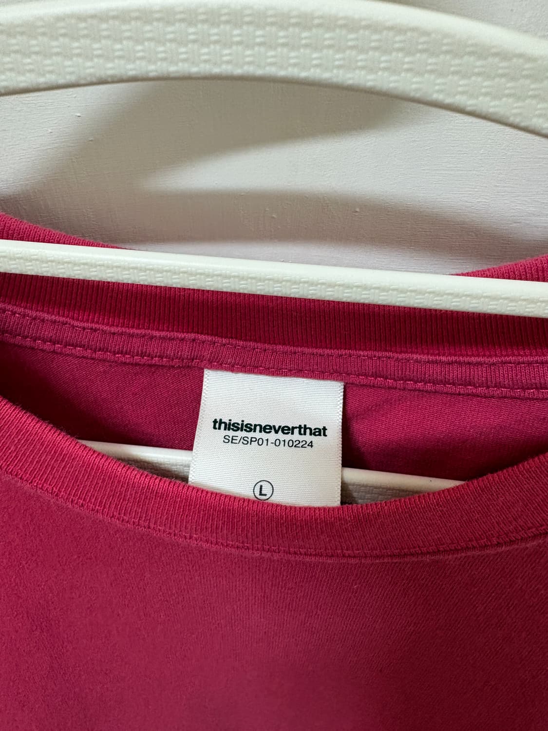 디스이즈네버댓 핑크 반팔 L 상품이미지2