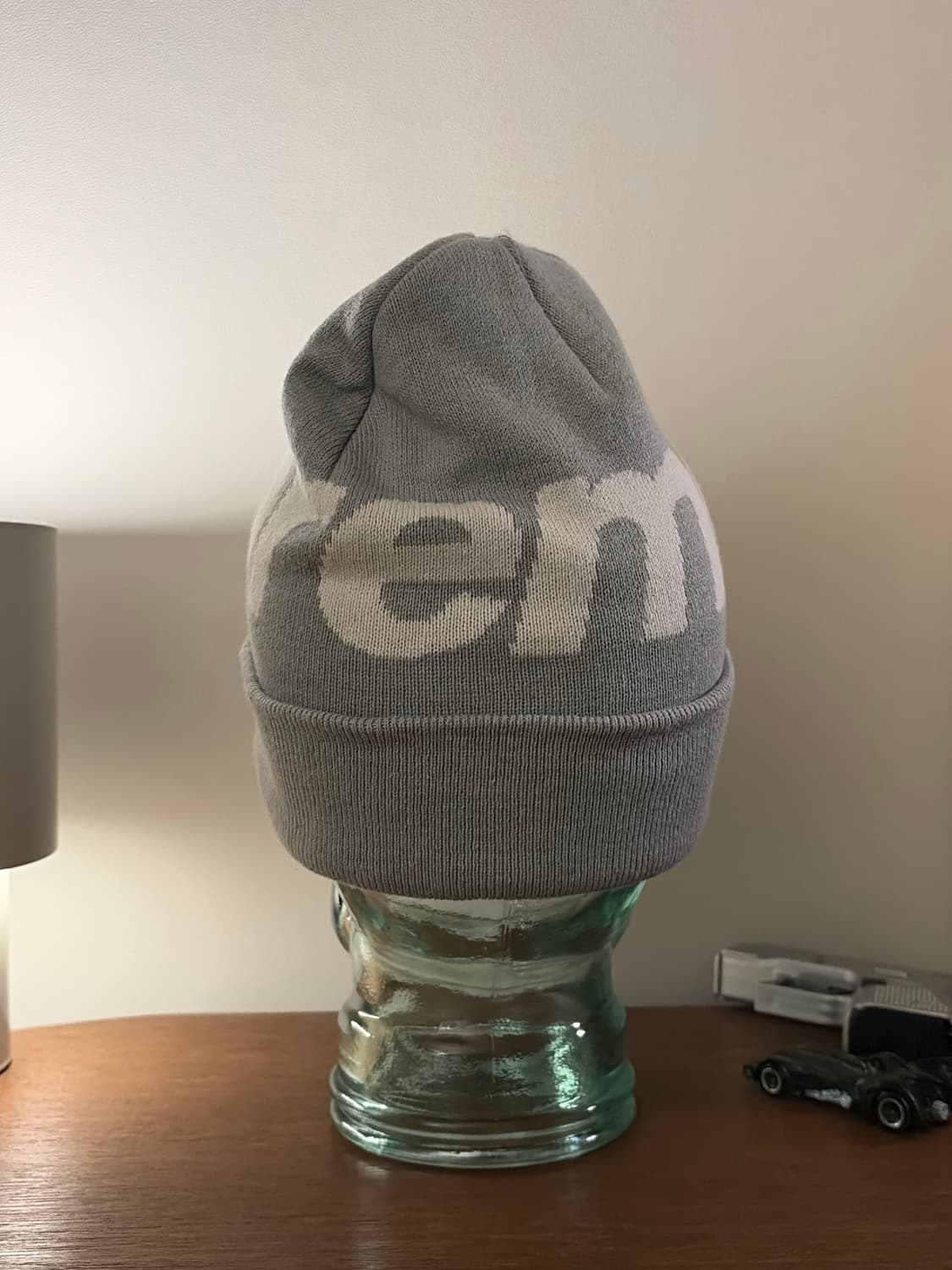 Supreme 슈프림 빅 로고 비니 헤더 그레이 상품이미지4