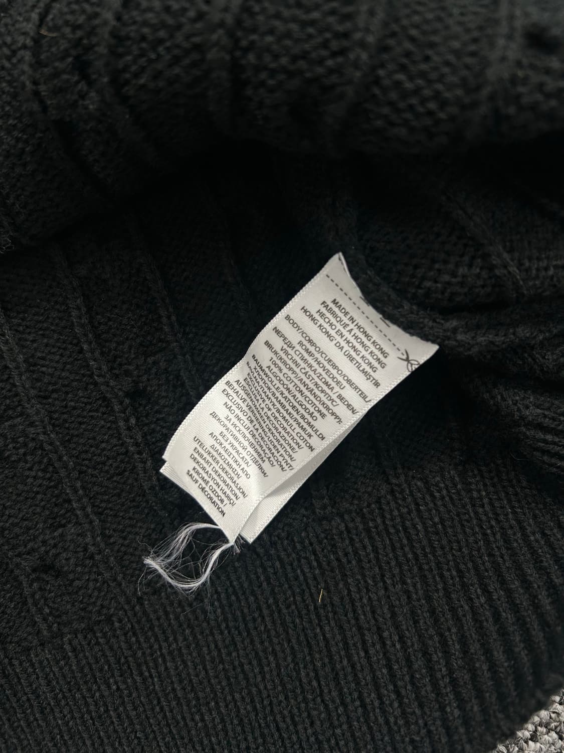 폴로 랄프로렌 블랙 케이블 니트 하프집업 L 상품이미지7