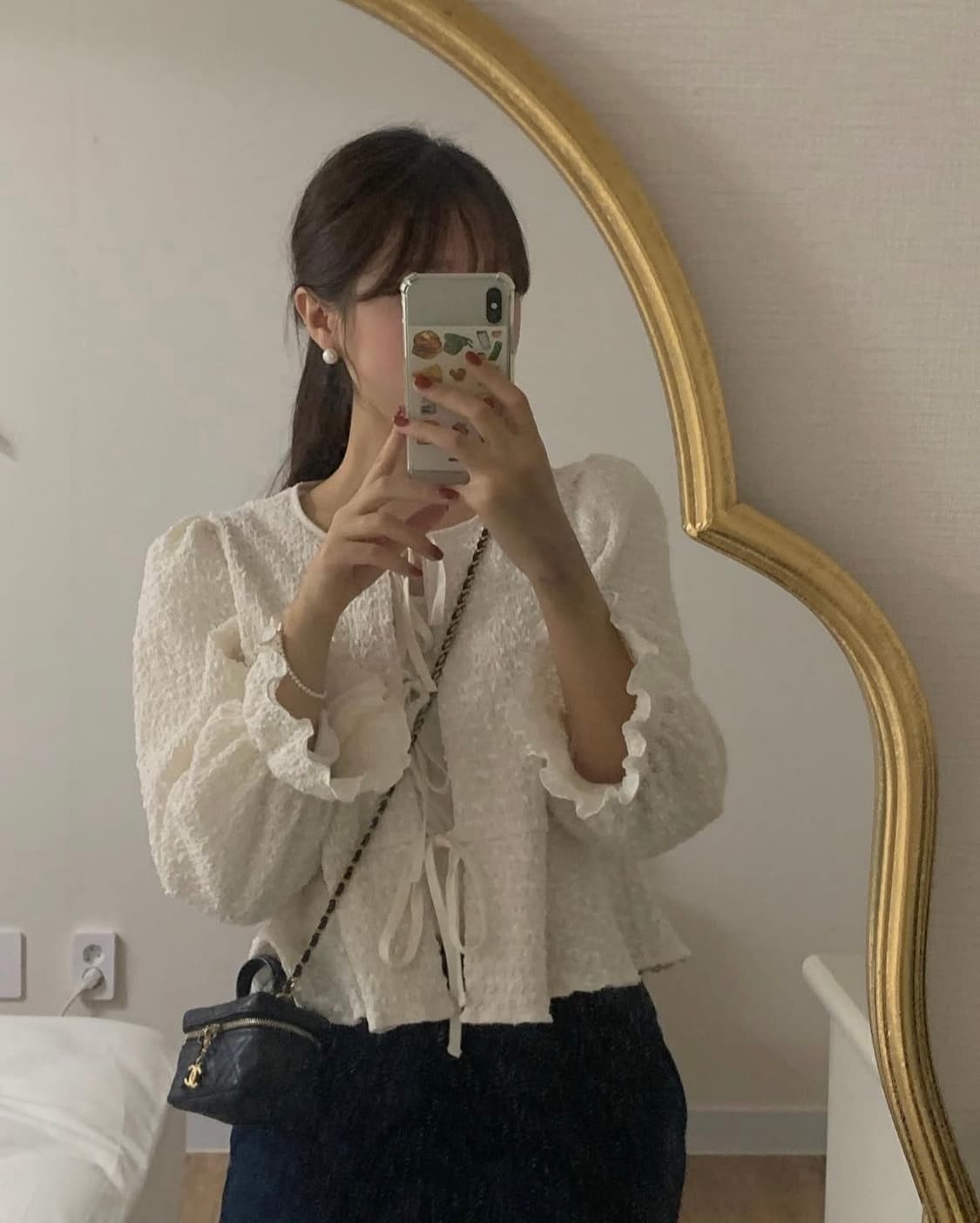 택O) [s] 유어네임히얼 싱그러운 블라우스 아이보리 상품이미지2