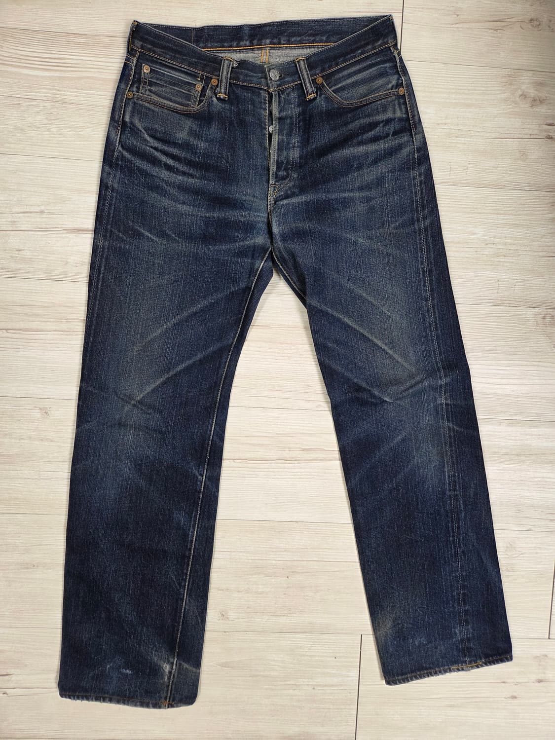 더 플랫 헤드 셀비지 데님팬츠 F350 상품이미지1