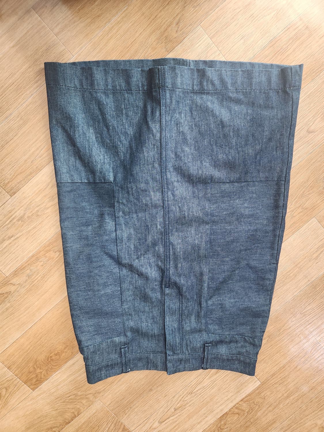 DKNY 청색 데님 롱 스커트 상품이미지1