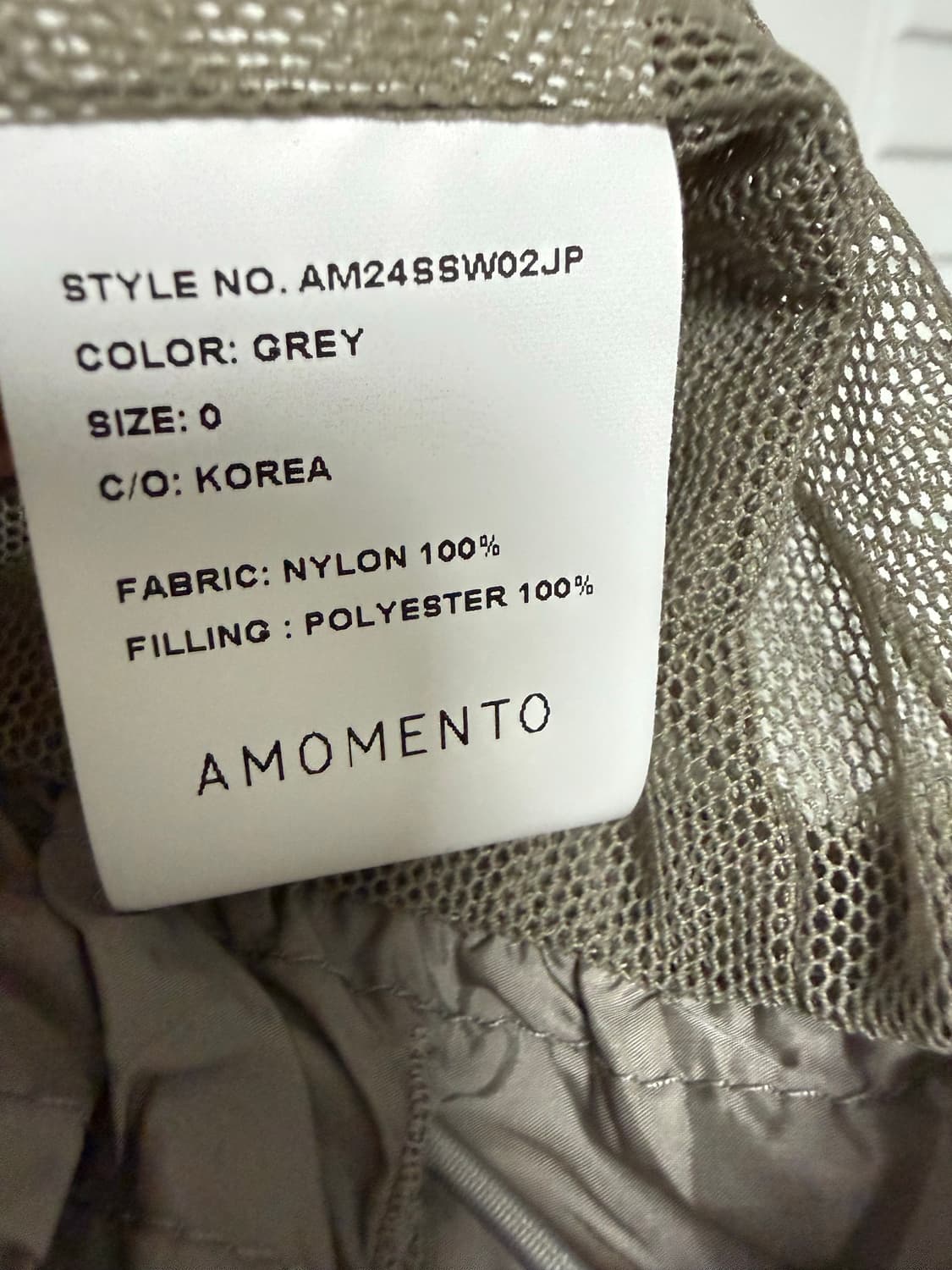 아모멘토 볼륨 크롭 블루종 자켓 상품이미지3