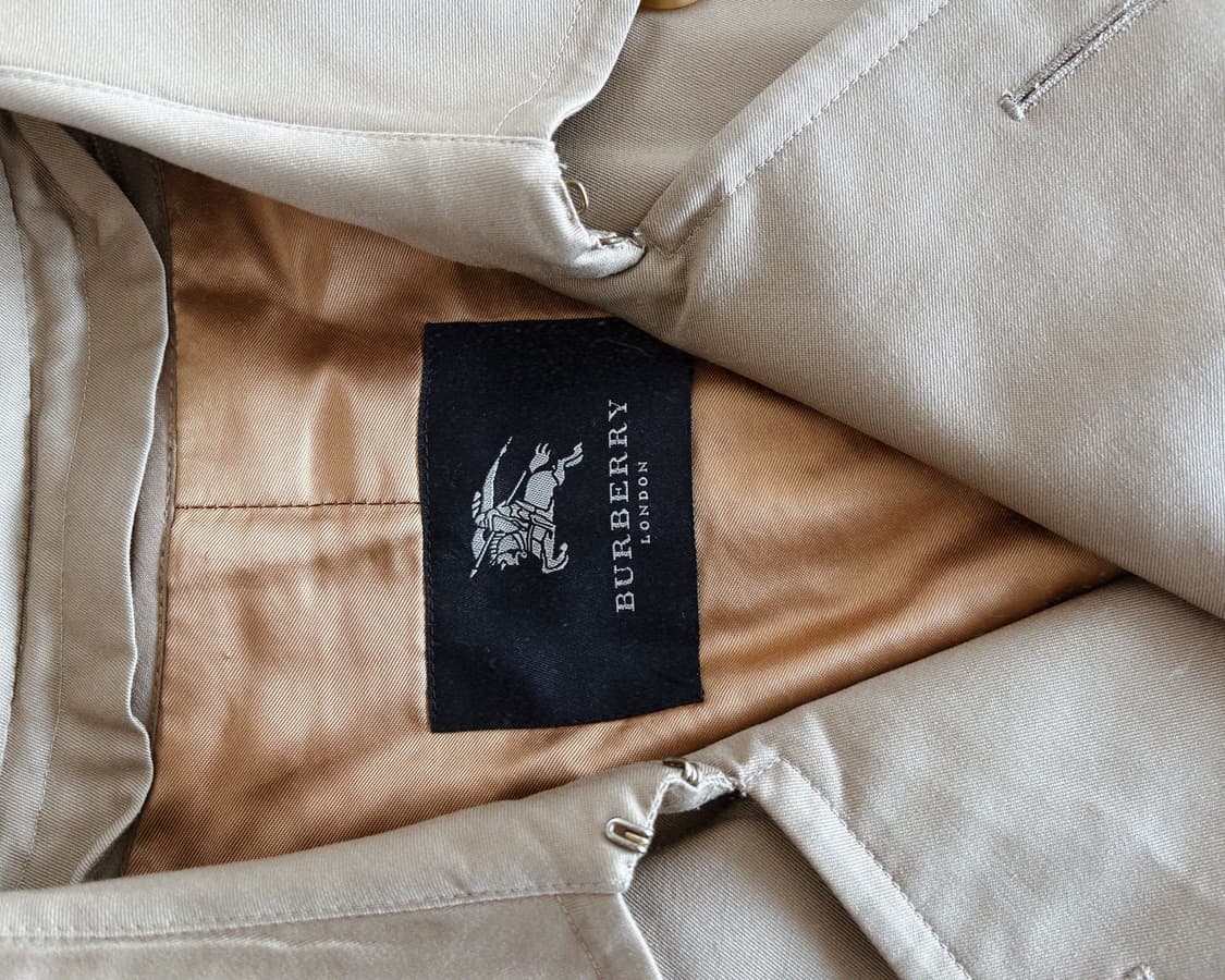 버버리 트렌치코트(내피 있음) 상품이미지4