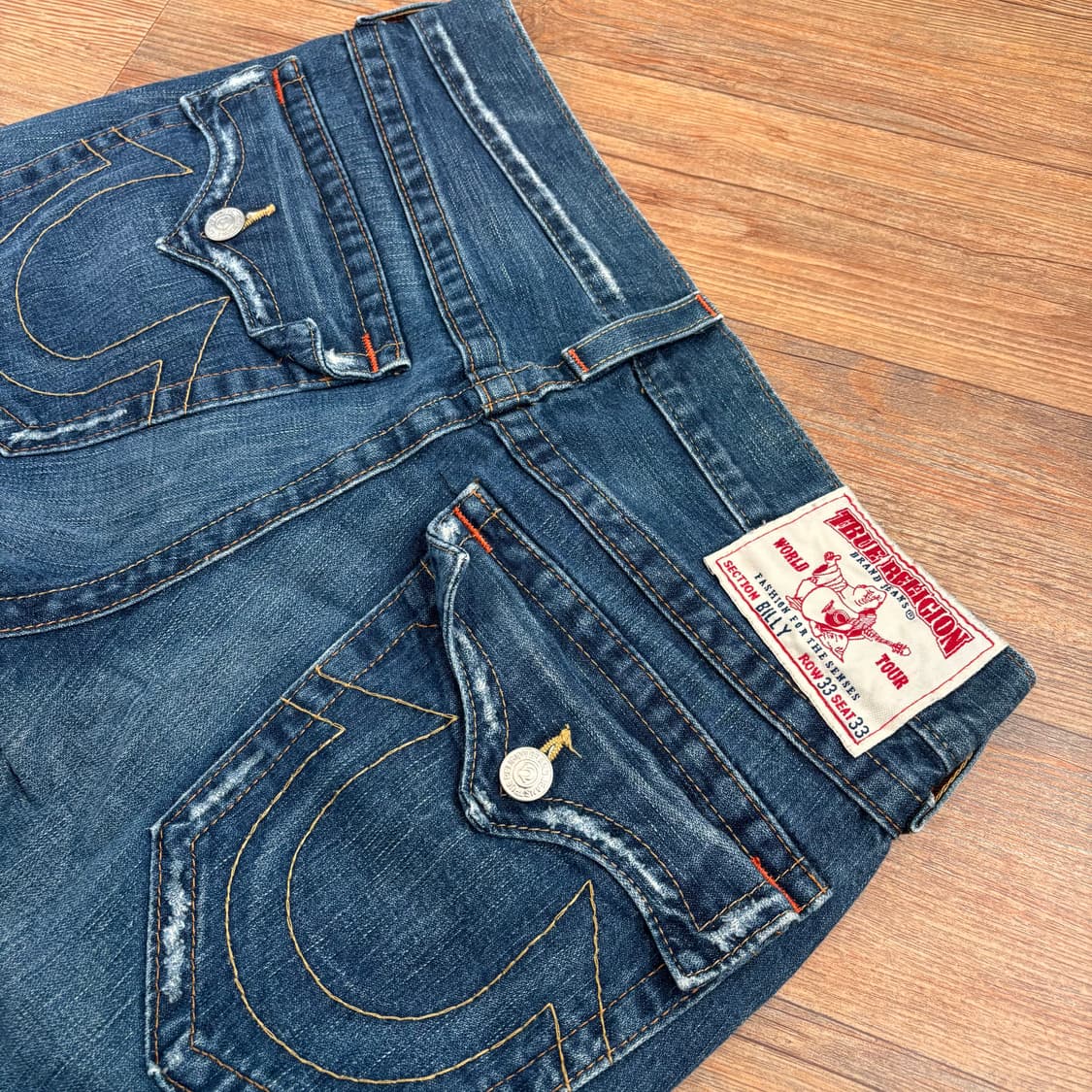 트루릴리젼 33 청바지 미국 수입 정품 빌리 로라이즈 부츠컷 상품이미지3