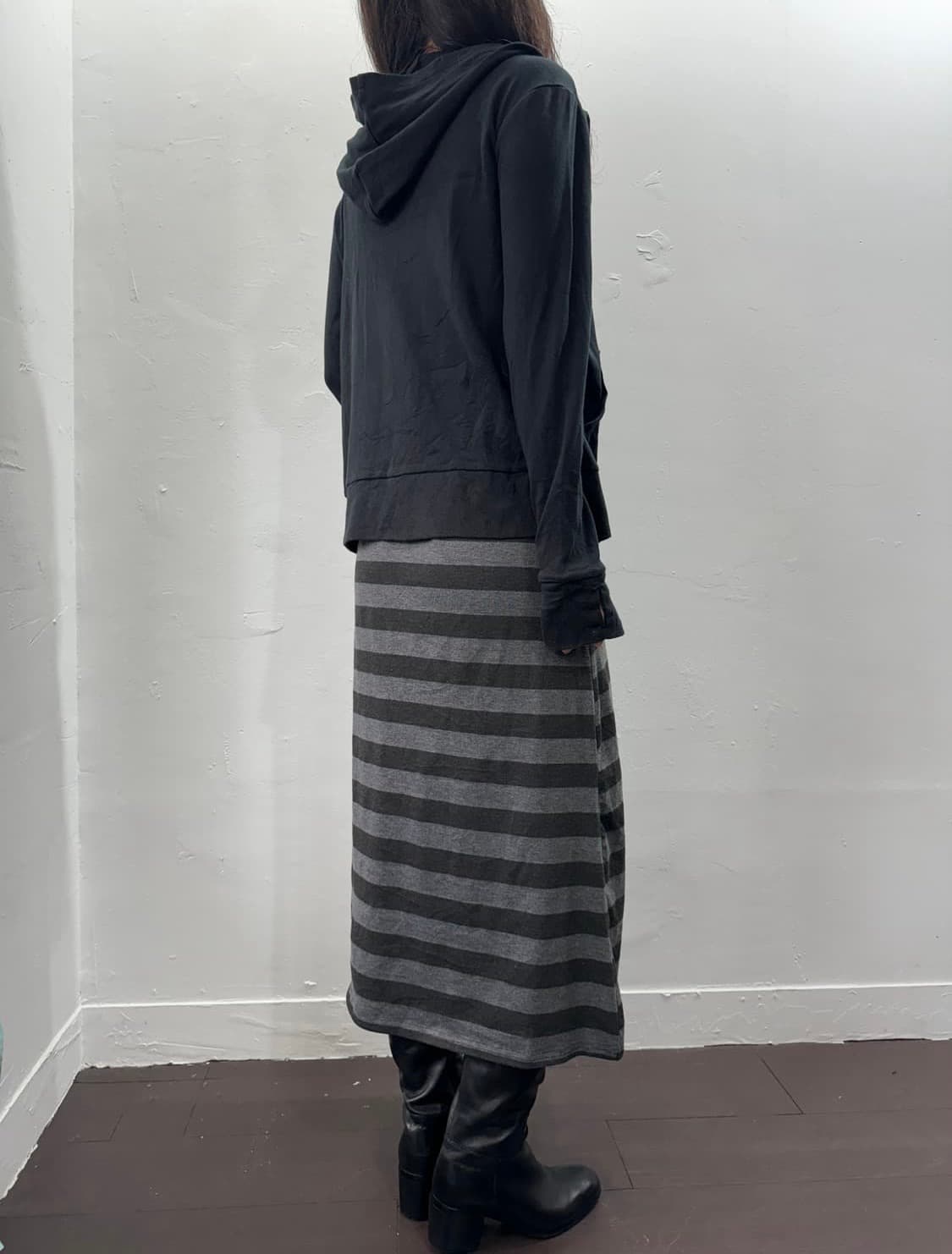 stripe long onepiece 상품이미지3