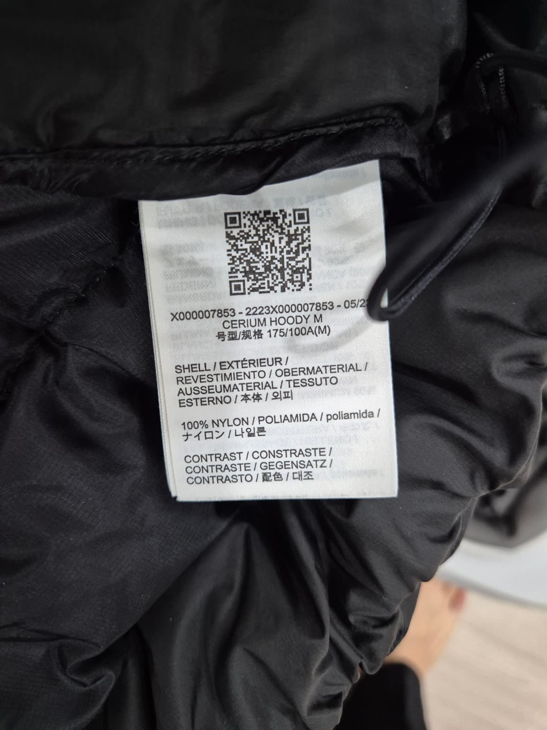 [M] 아크테릭스 세륨 후디 블랙 상품이미지3