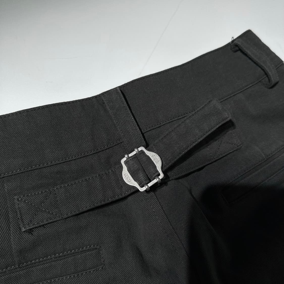 Ged 게드 신치백 버클 코튼 팬츠 상품이미지7