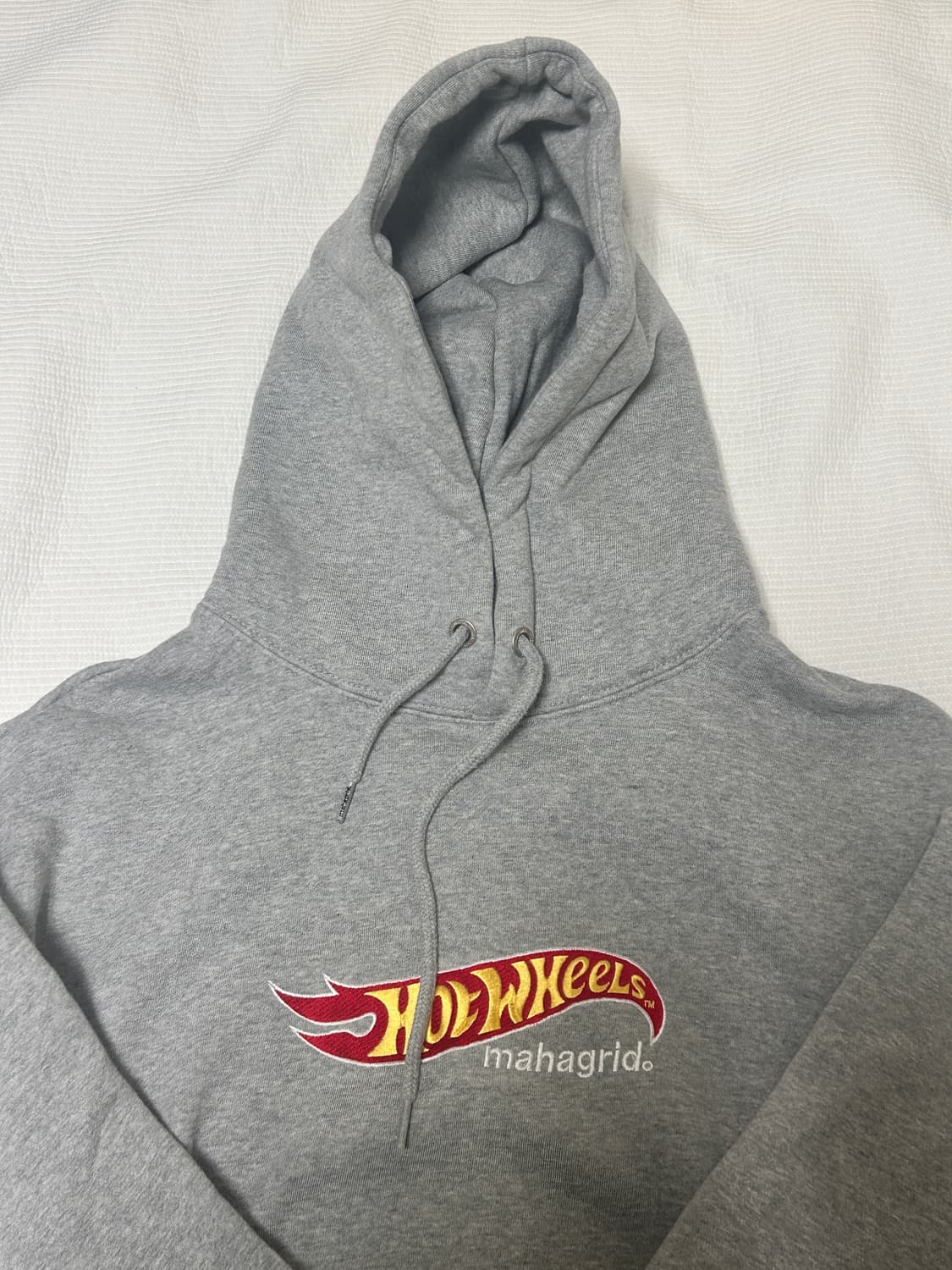 마하그리드x핫휠 콜라보 기모 후드티 S 상품이미지1