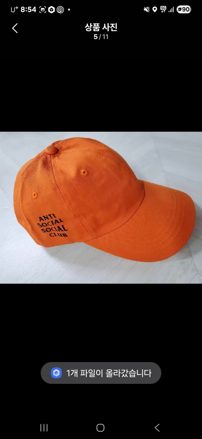 미사용 안티소셜소셜클럽 볼캡 weird cap 상품이미지4