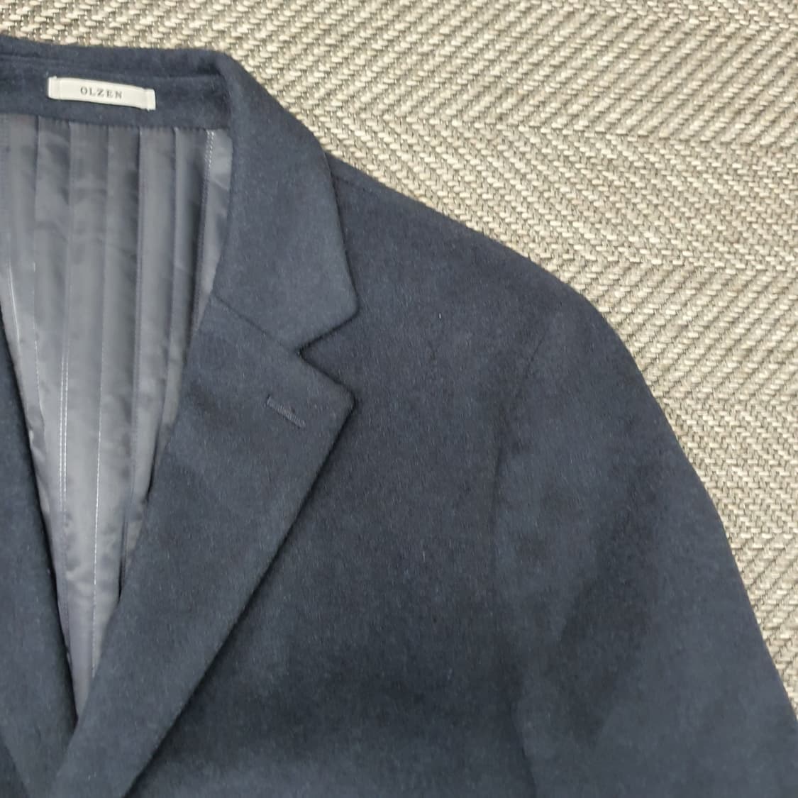 올젠 울 캐시미어 겨울 코트 남자105~110 상품이미지3