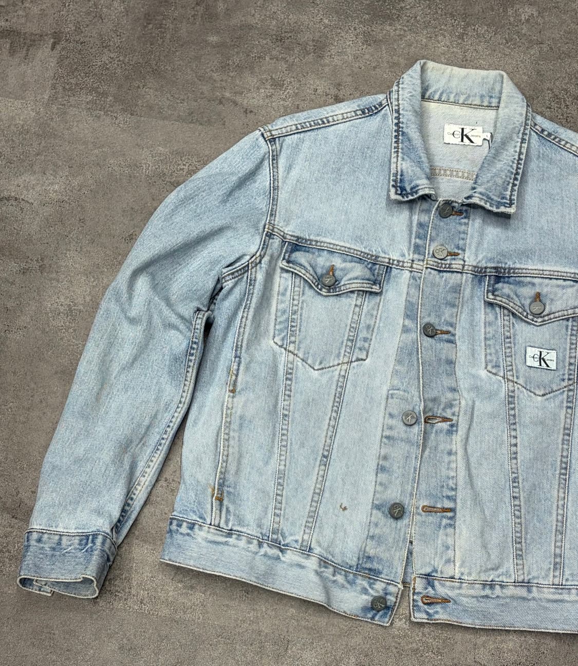 90s 캘빈클라인 CK 데님 청자켓 상품이미지3