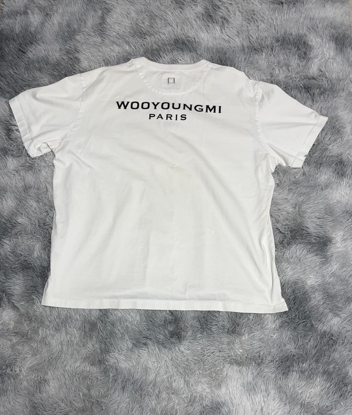 우영미 백로고 반팔티 <size 50> 상품이미지2