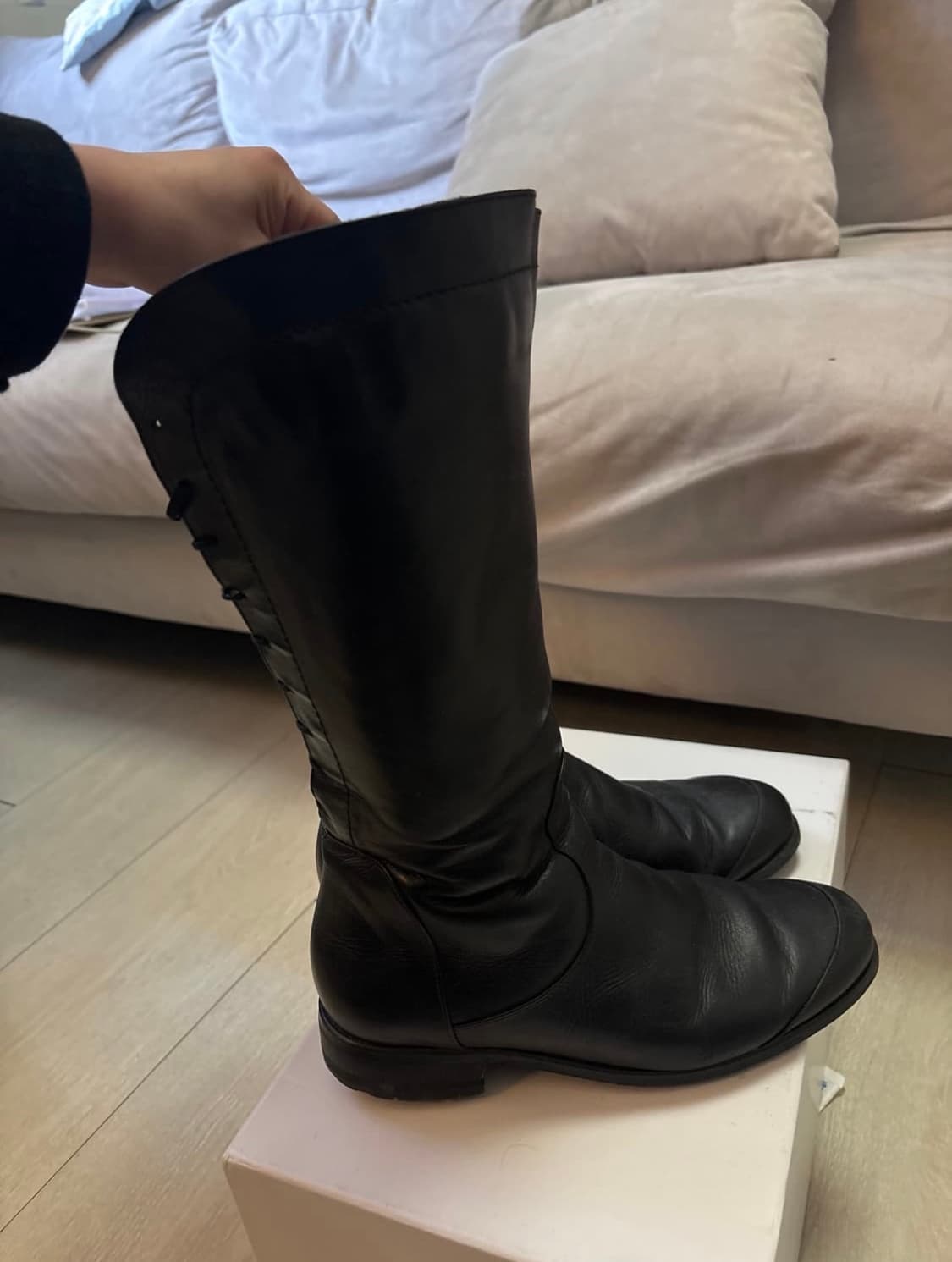 빈티지 레더부츠 상품이미지2