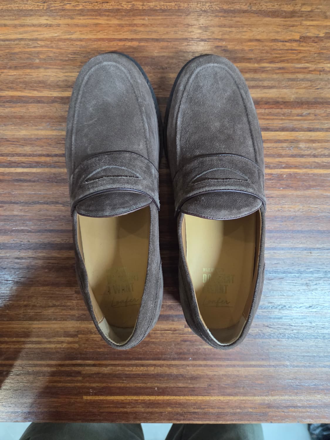 슈펜 깡스타일리스트 스웨이드 레더 로퍼 구두 265 상품이미지2