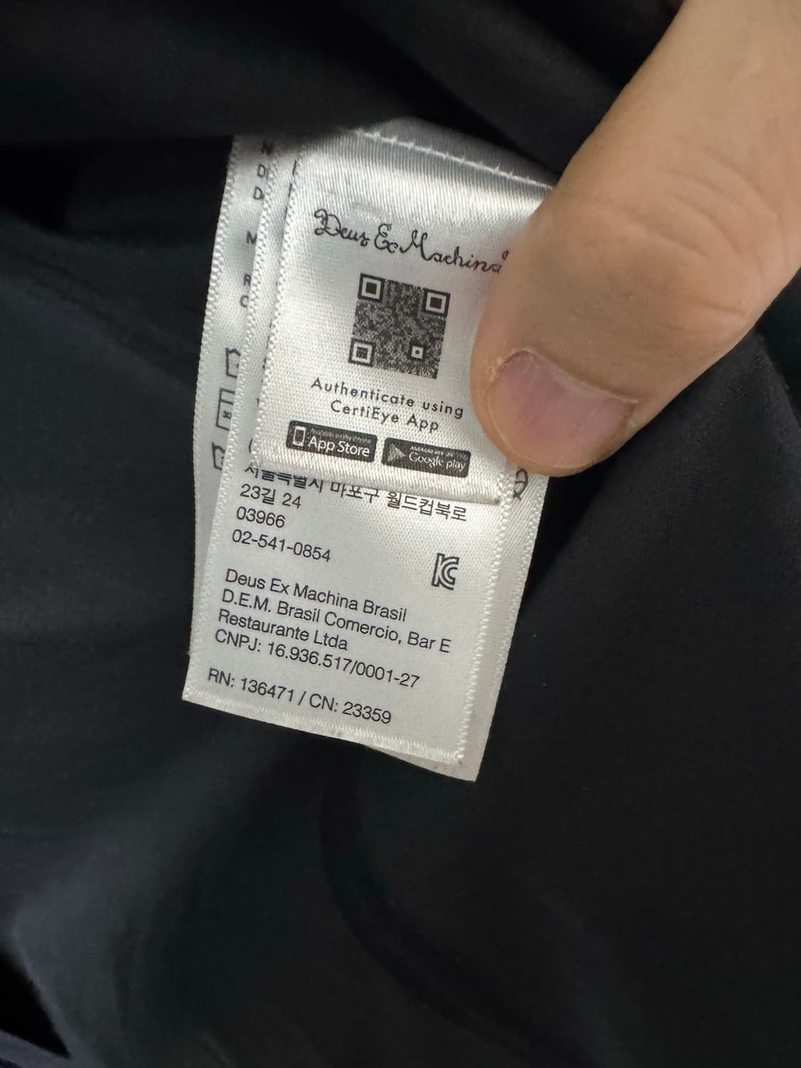 데우스 엑스 마키나 딜리버 테크 자켓 XL 블랙 상품이미지8