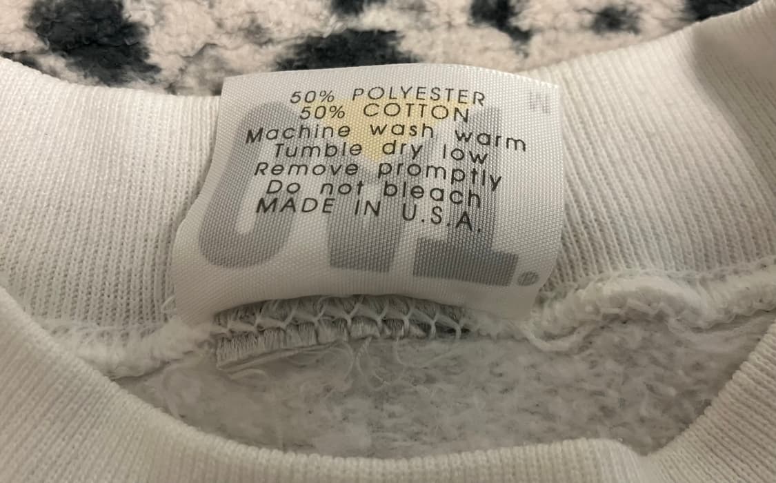 빈티지 USA 90s 캐터필러 CAT 서클 로고 스웻셔츠 M 95 상품이미지4