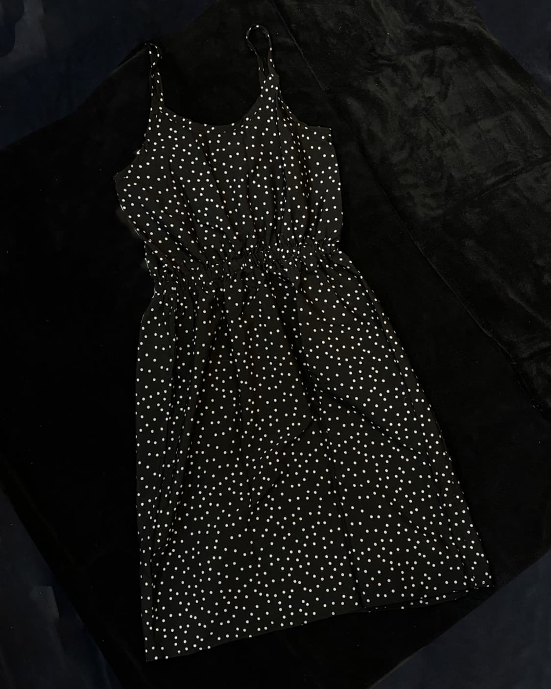 일본빈티지 나시 원피스 블랙 상품이미지1