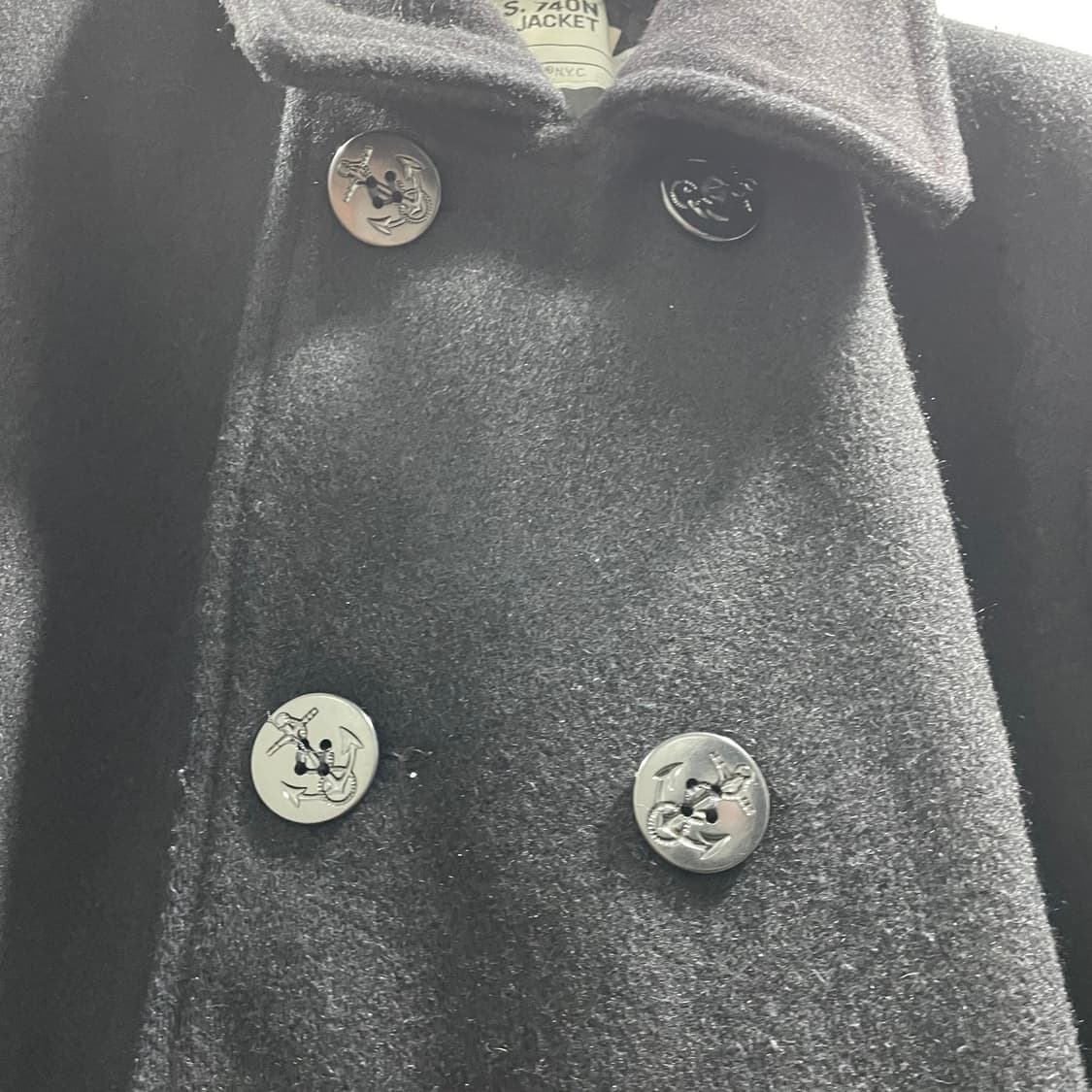 SCHOTT/ 740N 피코트 블랙/ 40 상품이미지4