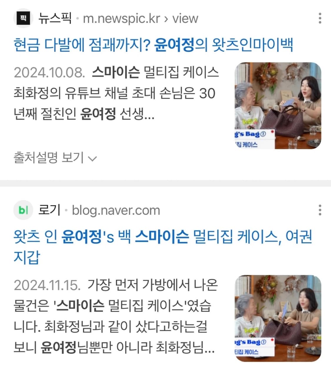 [이서진 윤여정] 스마이슨  아이패드 클러치백 상품이미지9