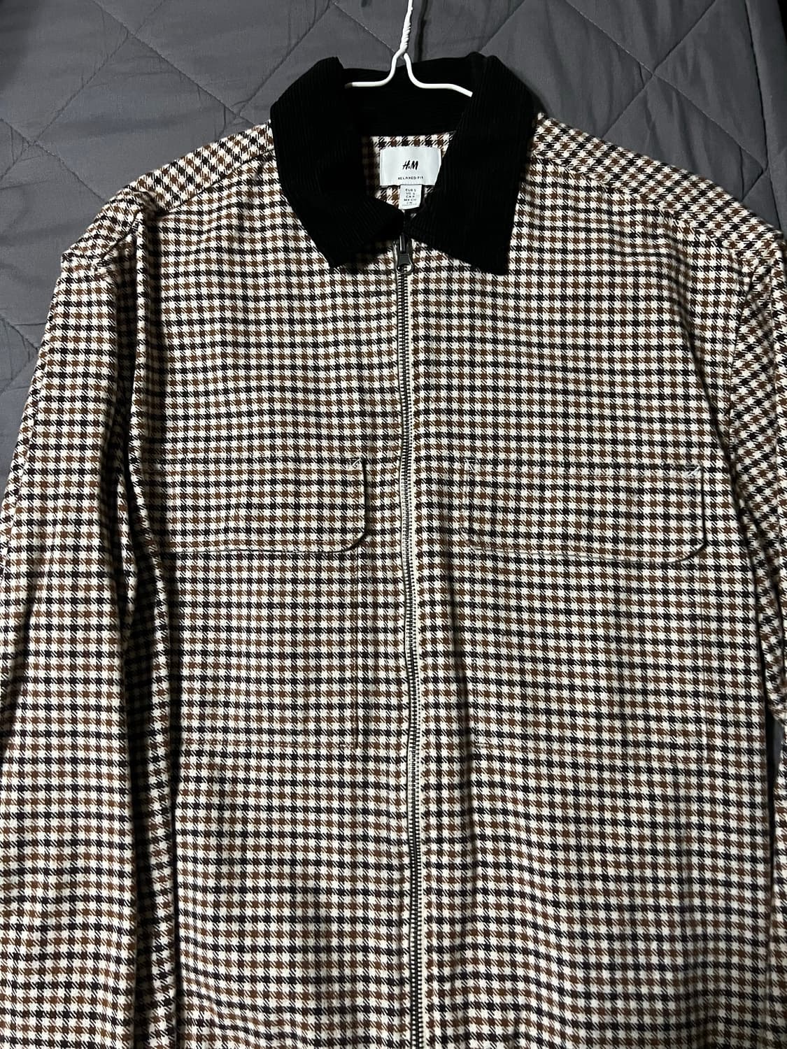 H&M 체크 자켓 상품이미지1