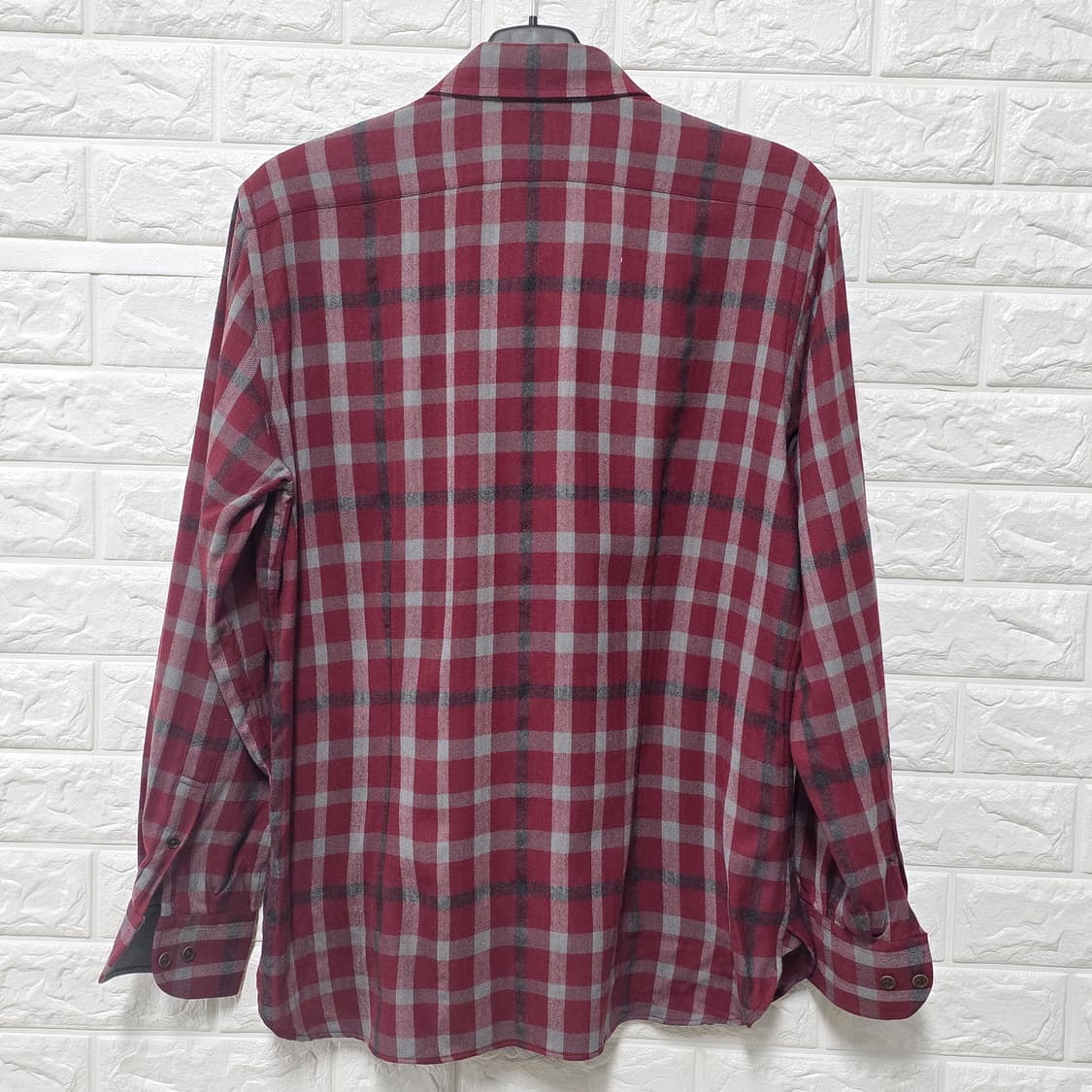 택포) 닥스 체크 남방 100사이즈 상품이미지4